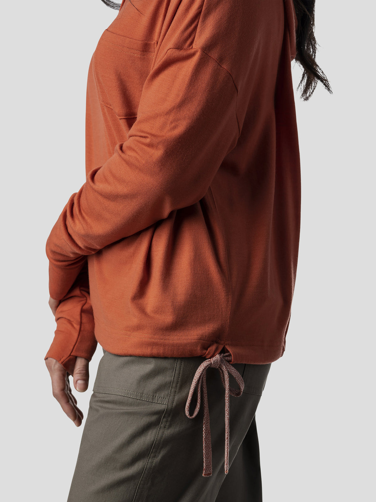 Women's Mesa Merino Hoodie - Cinnamon Teal