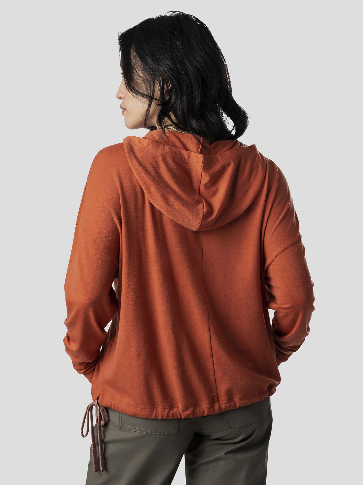 Women's Mesa Merino Hoodie - Cinnamon Teal