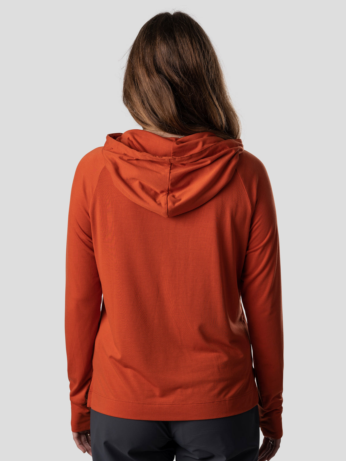 Women's Lightweight Bamboo Hoodie - Cinnamon Teal