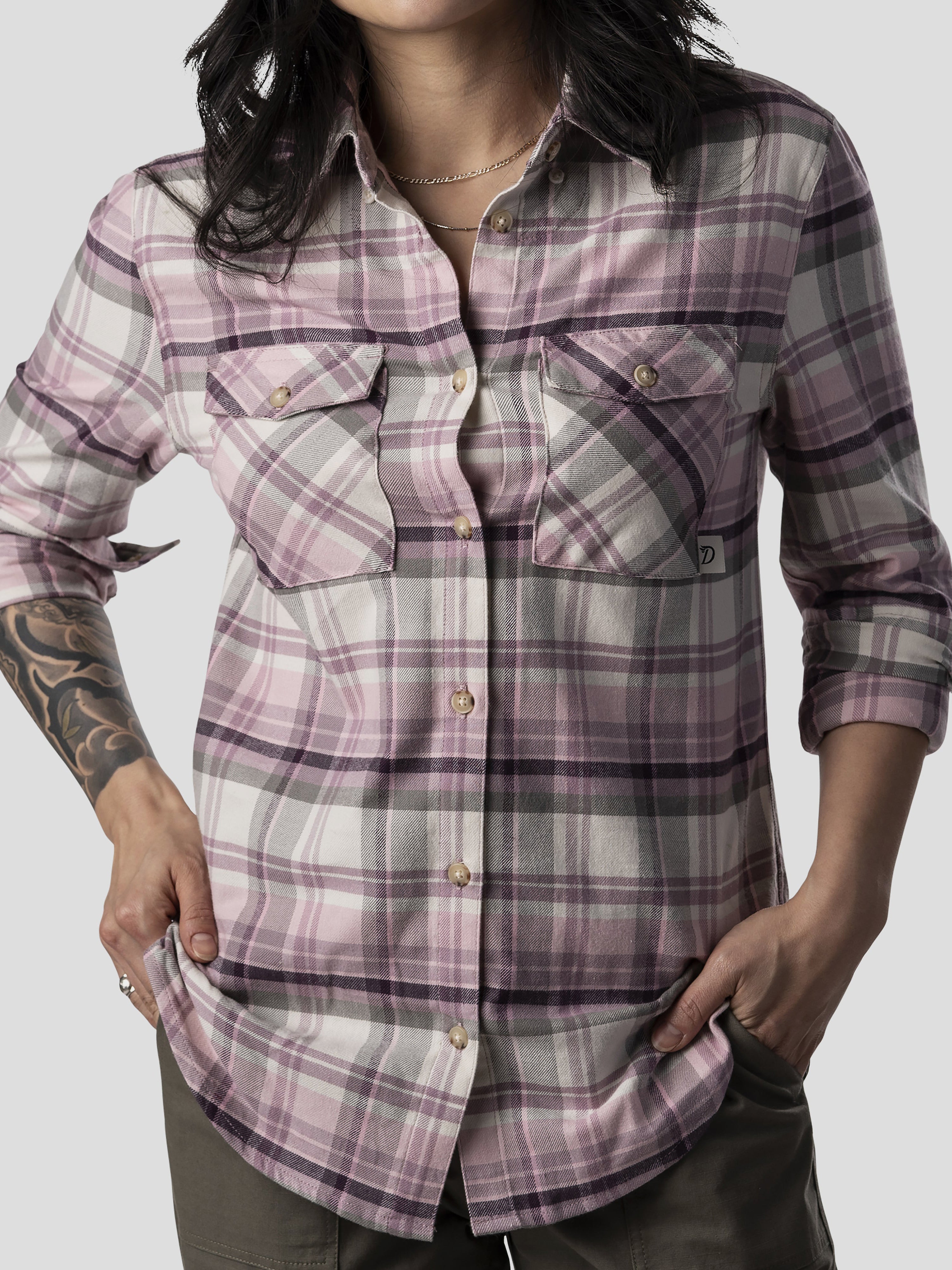 W's Trailhead Twill - Sea Star Plaid