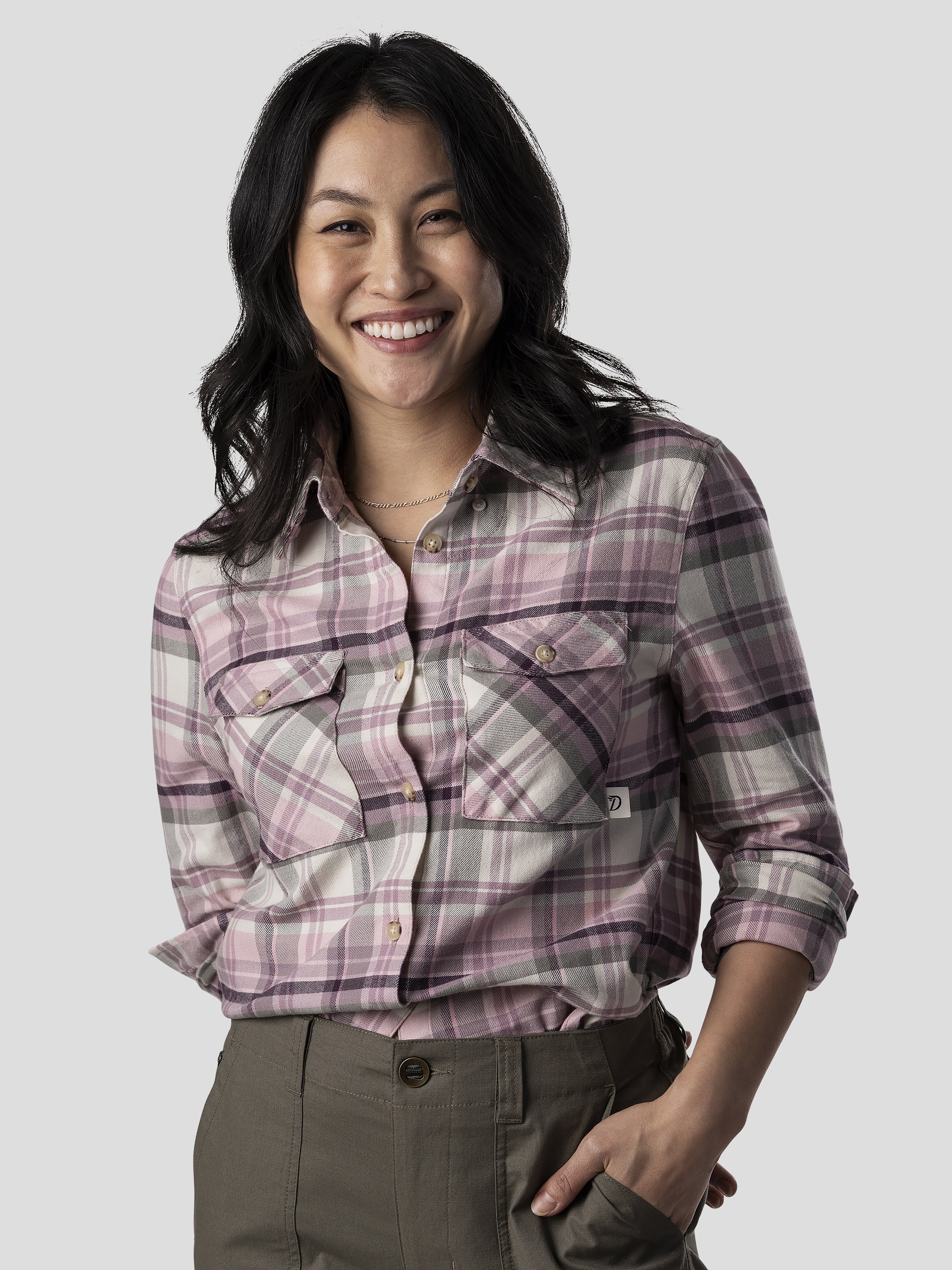 W's Trailhead Twill - Sea Star Plaid
