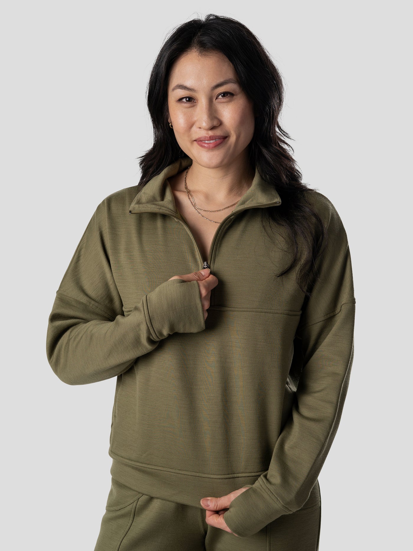 Women's Barton Fleece Pants - Military Green – Duck Camp
