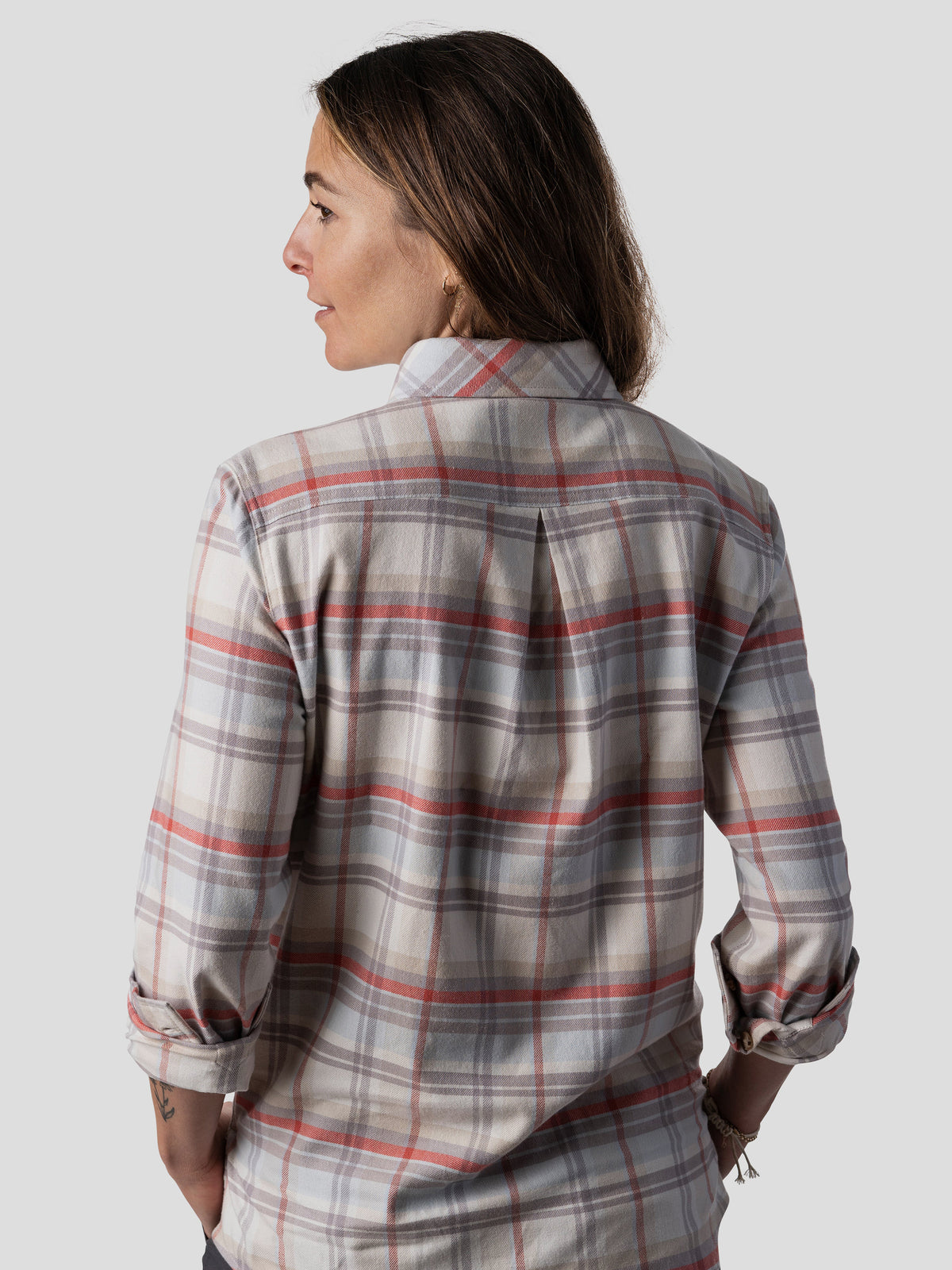 Women's Trailhead Twill Shirt - Sanddollar Plaid