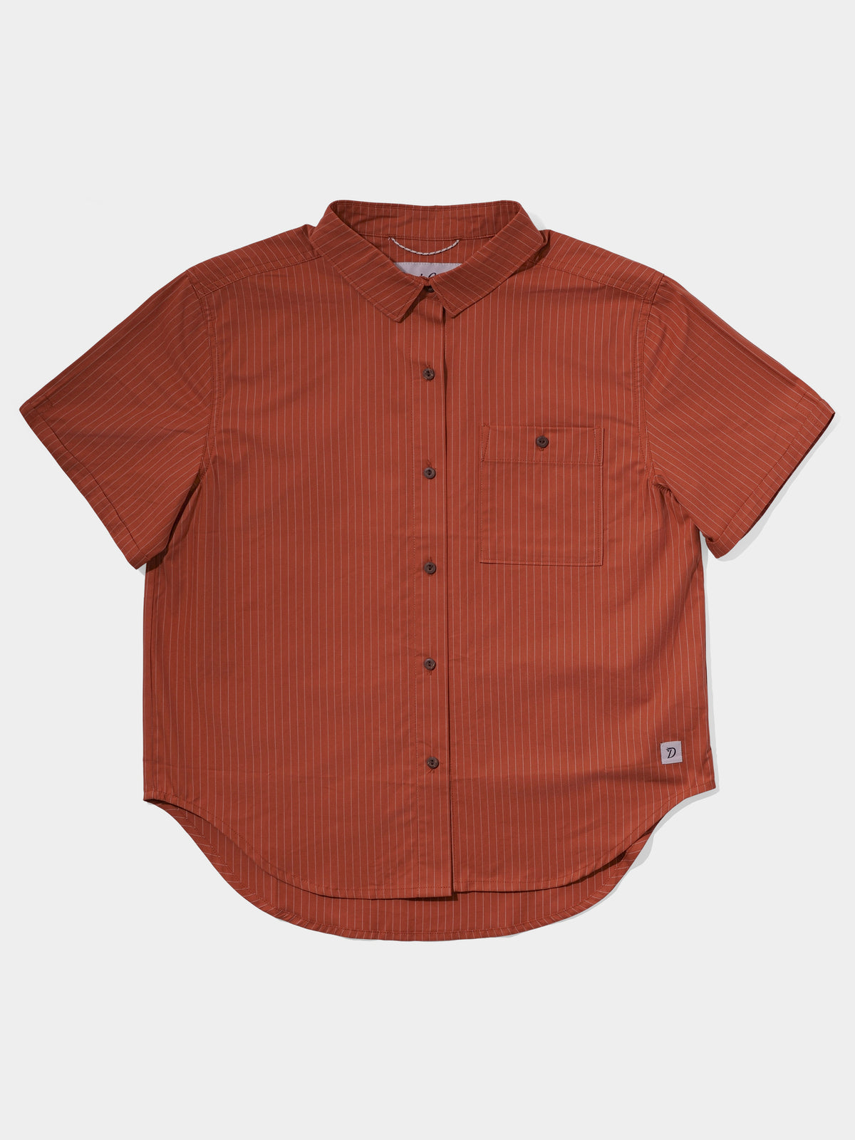 Women's Creekside Shirt - Clay Pinstripe