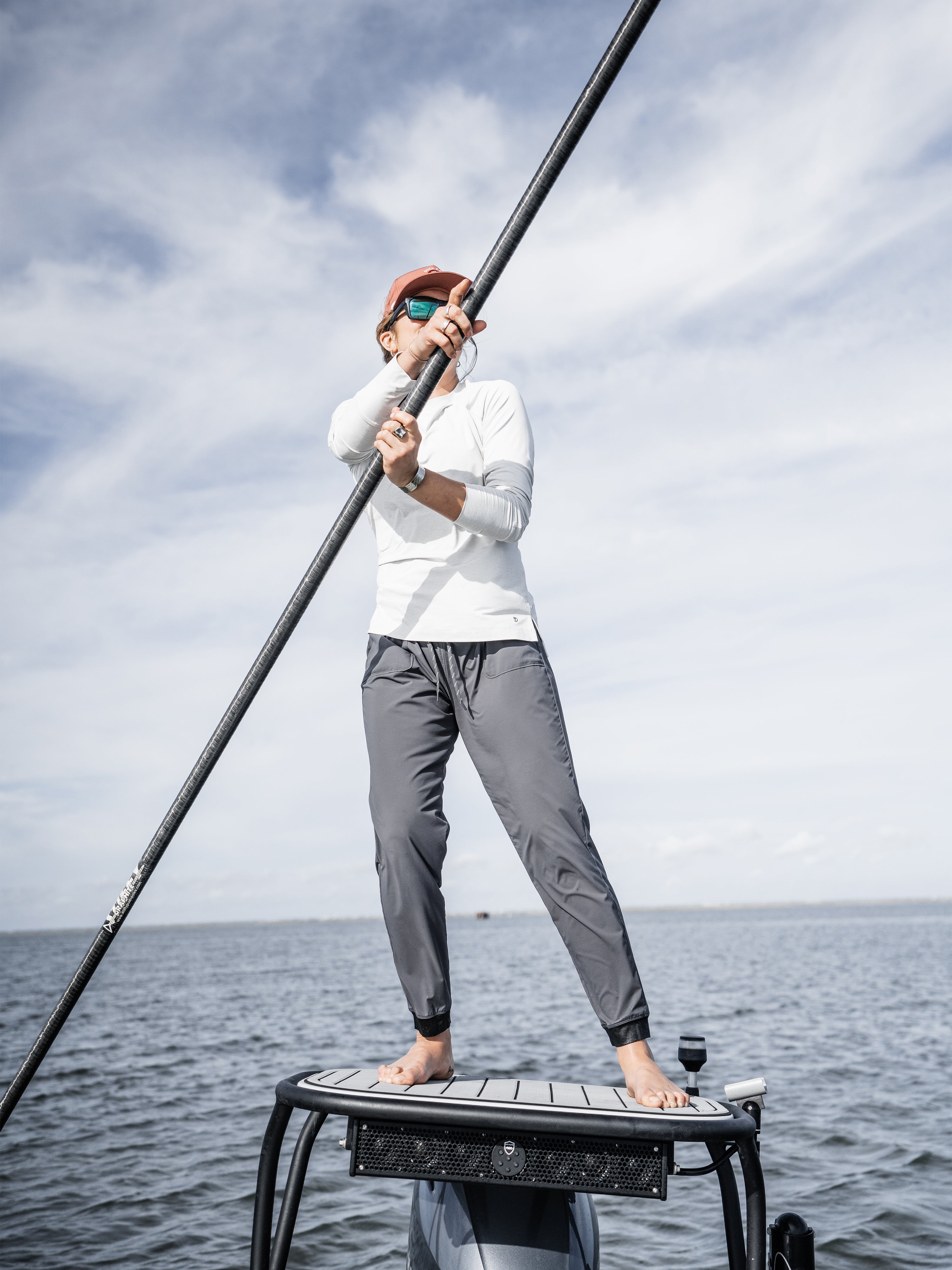 W's Rockport Crew - Heathered Silver King