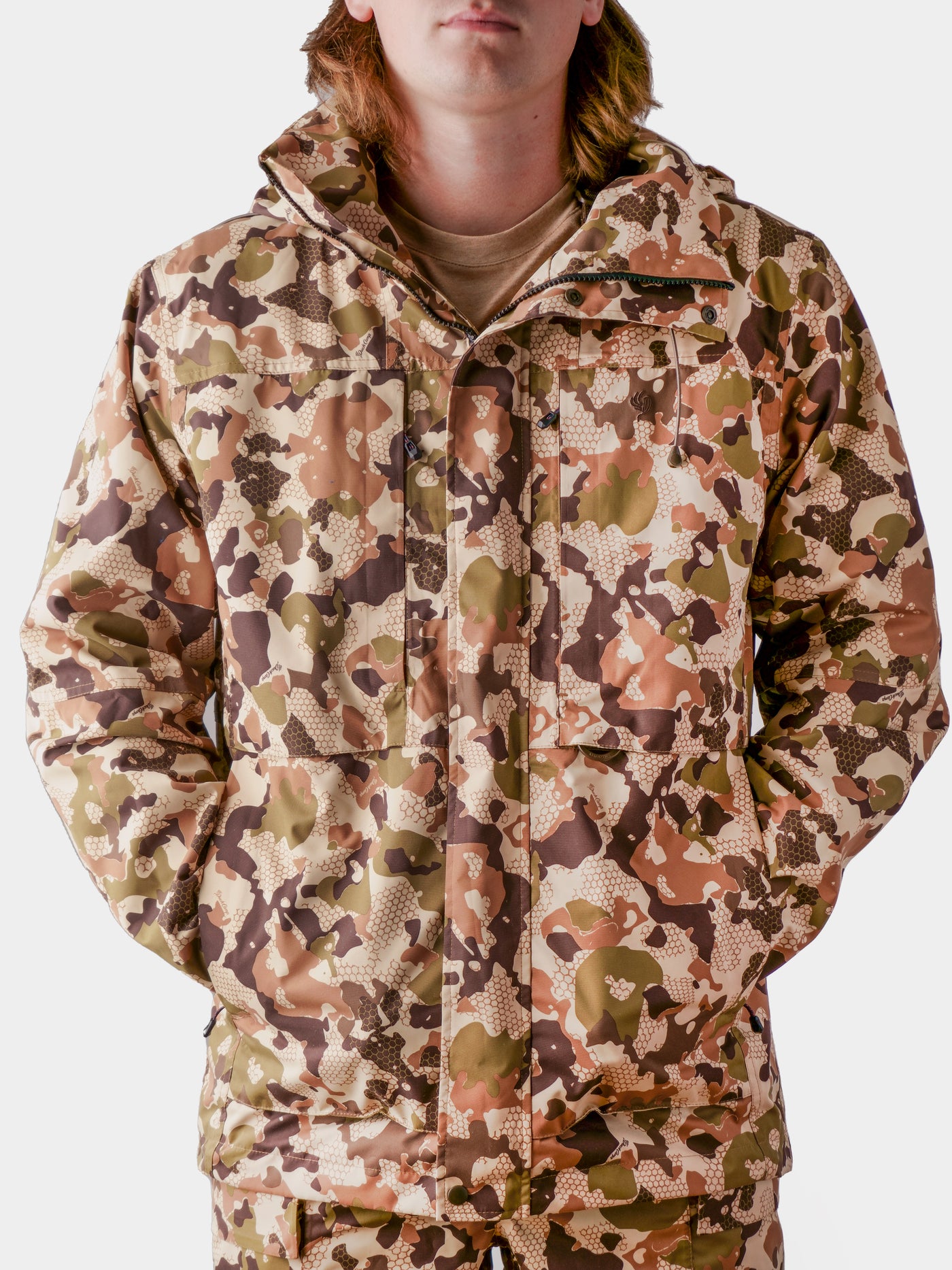 Burly 4 in 1 Waterproof Windproof Insulated Hunting Parka