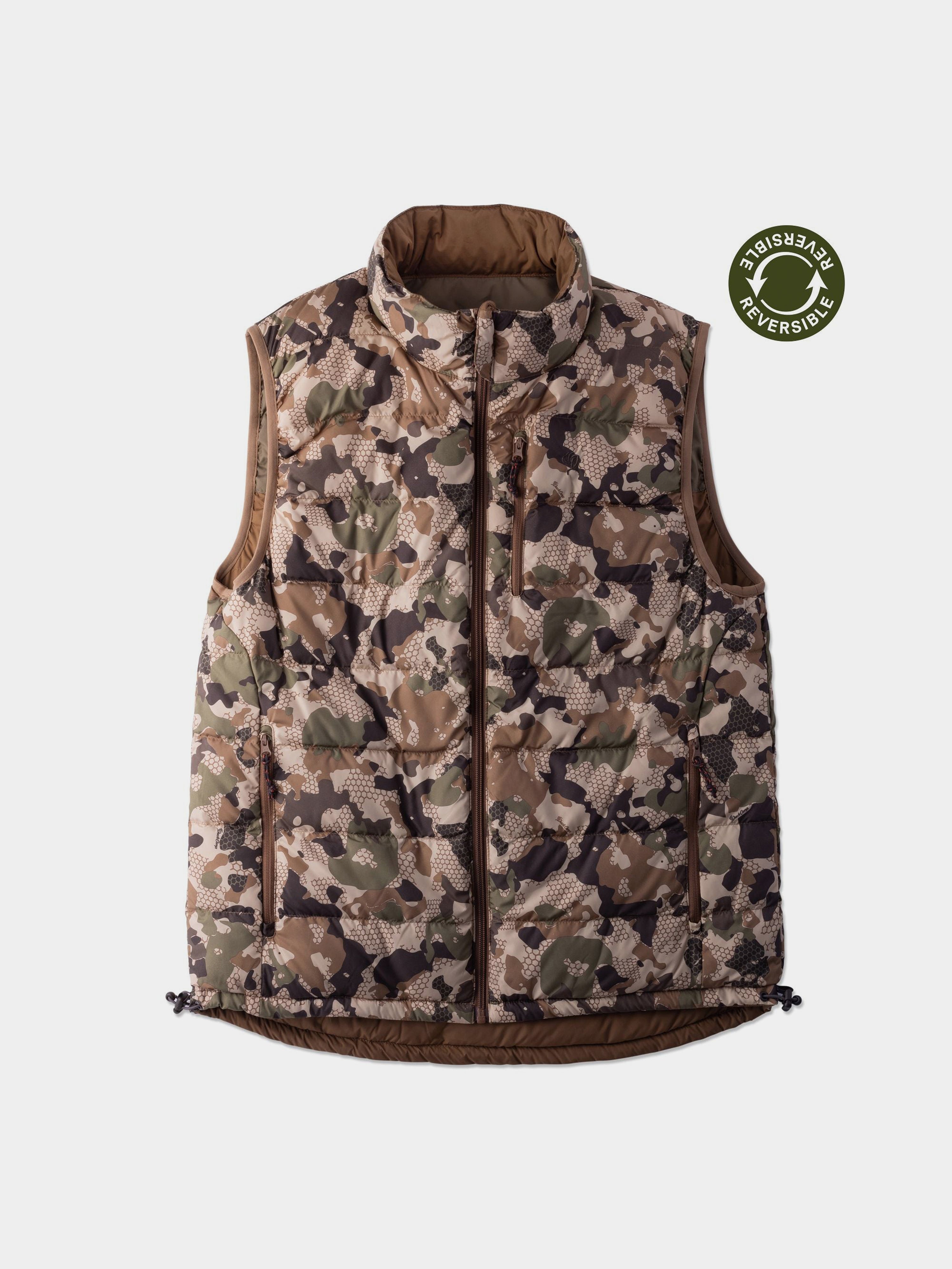 M's DryDown Reversible Vest - Pintail / Wetland