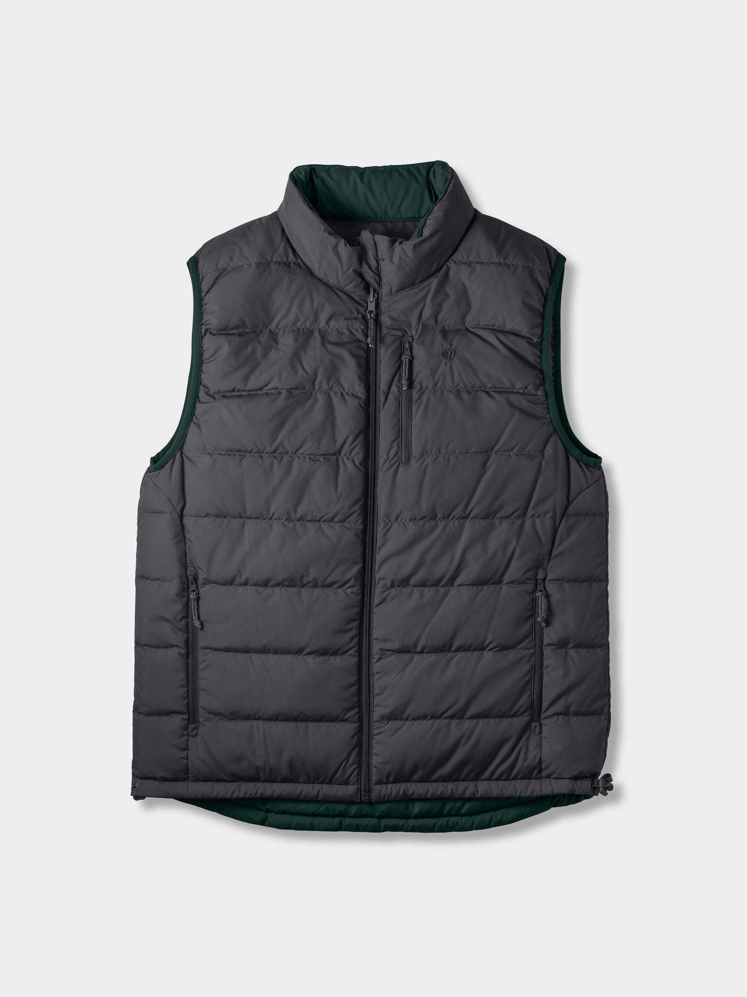 DryDown Reversible Vest - Pine/Charcoal