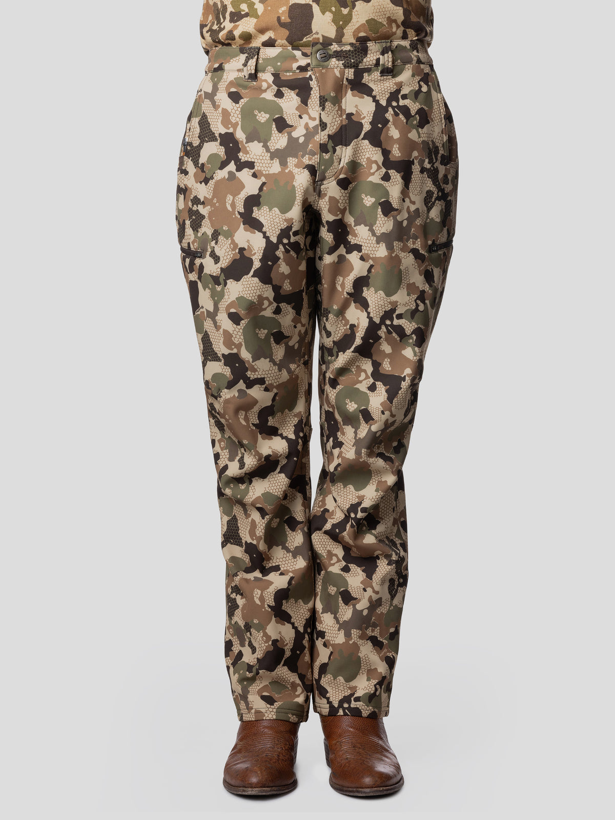 Contact Softshell Pant - Wetland Camouflage – Duck Camp
