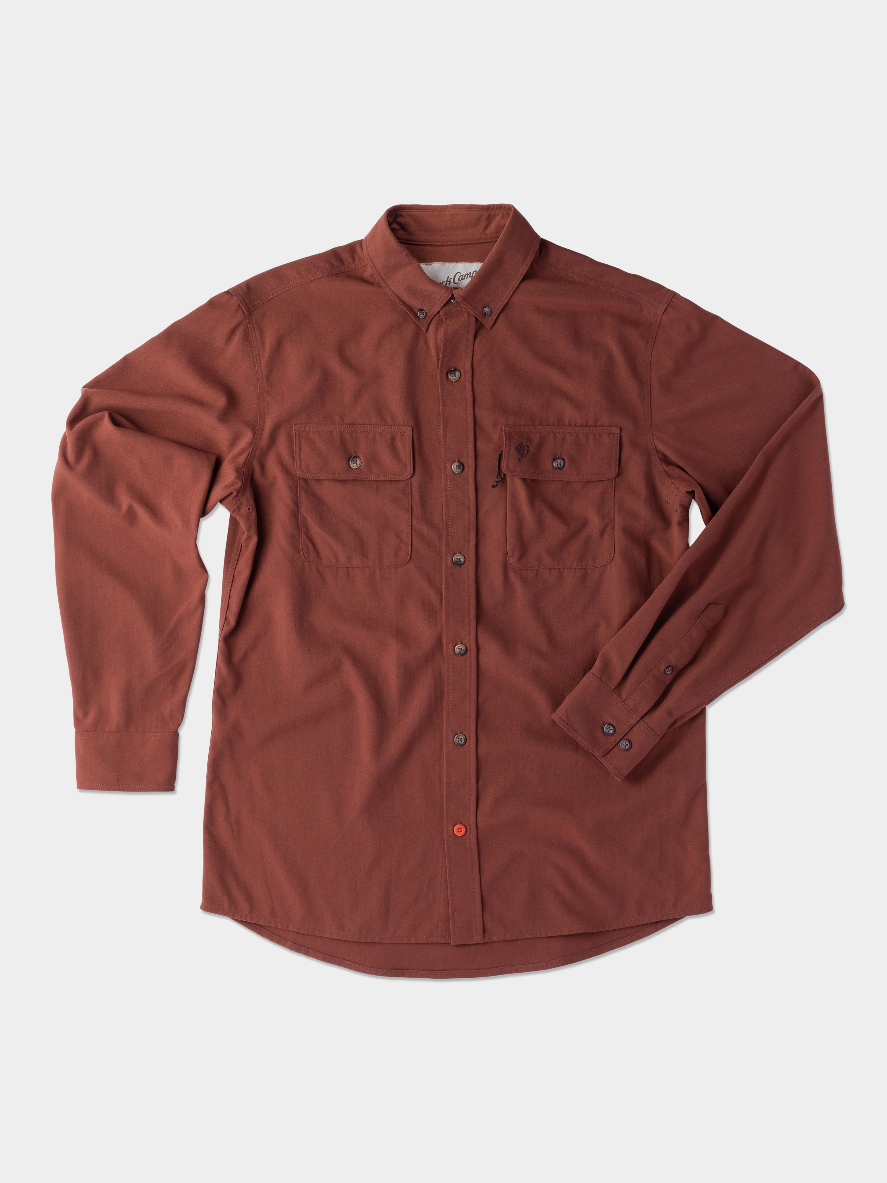 M's Midweight Hunting Shirt - Rust Brown