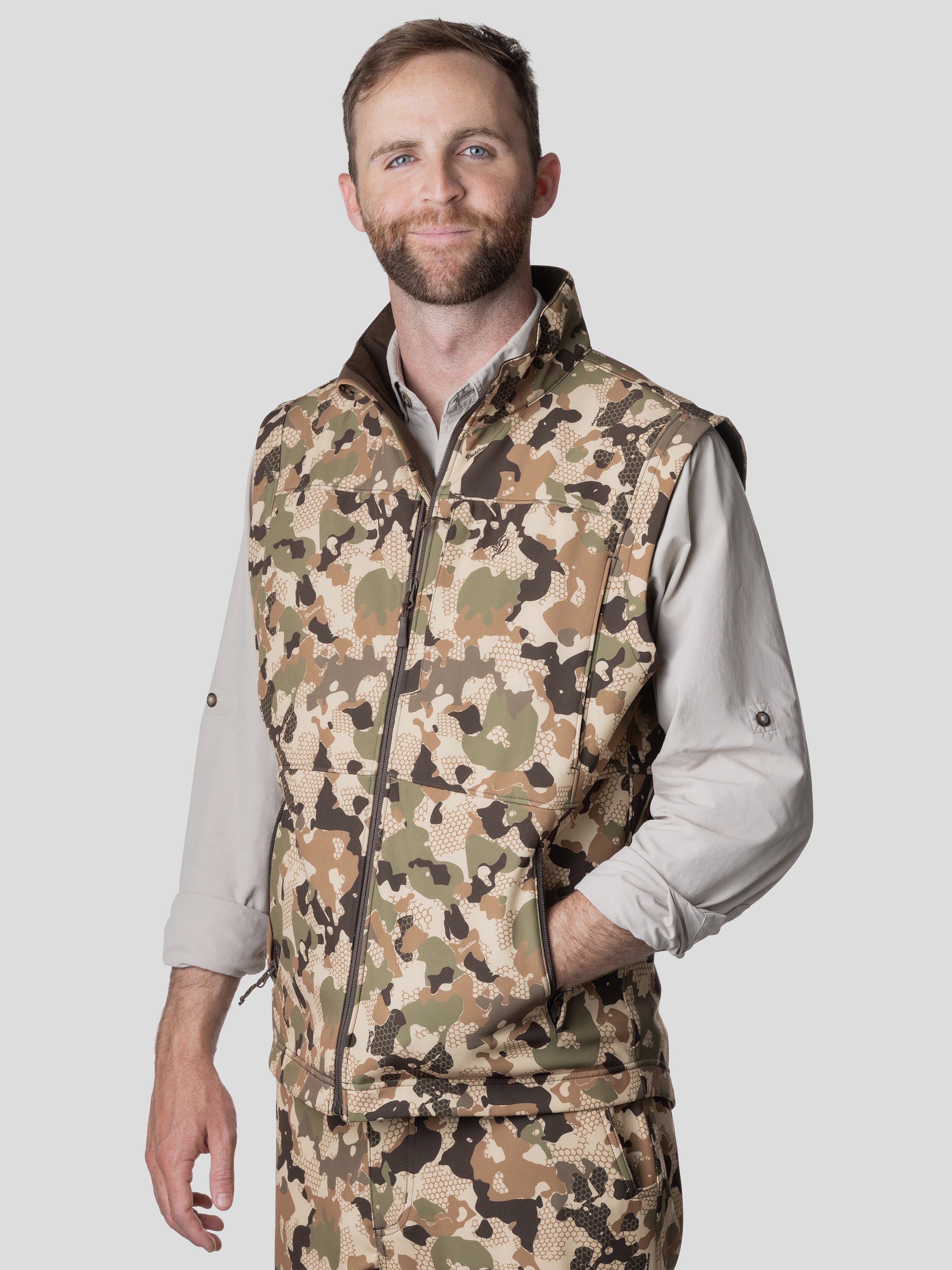 M's Contact Softshell Vest - Wetland
