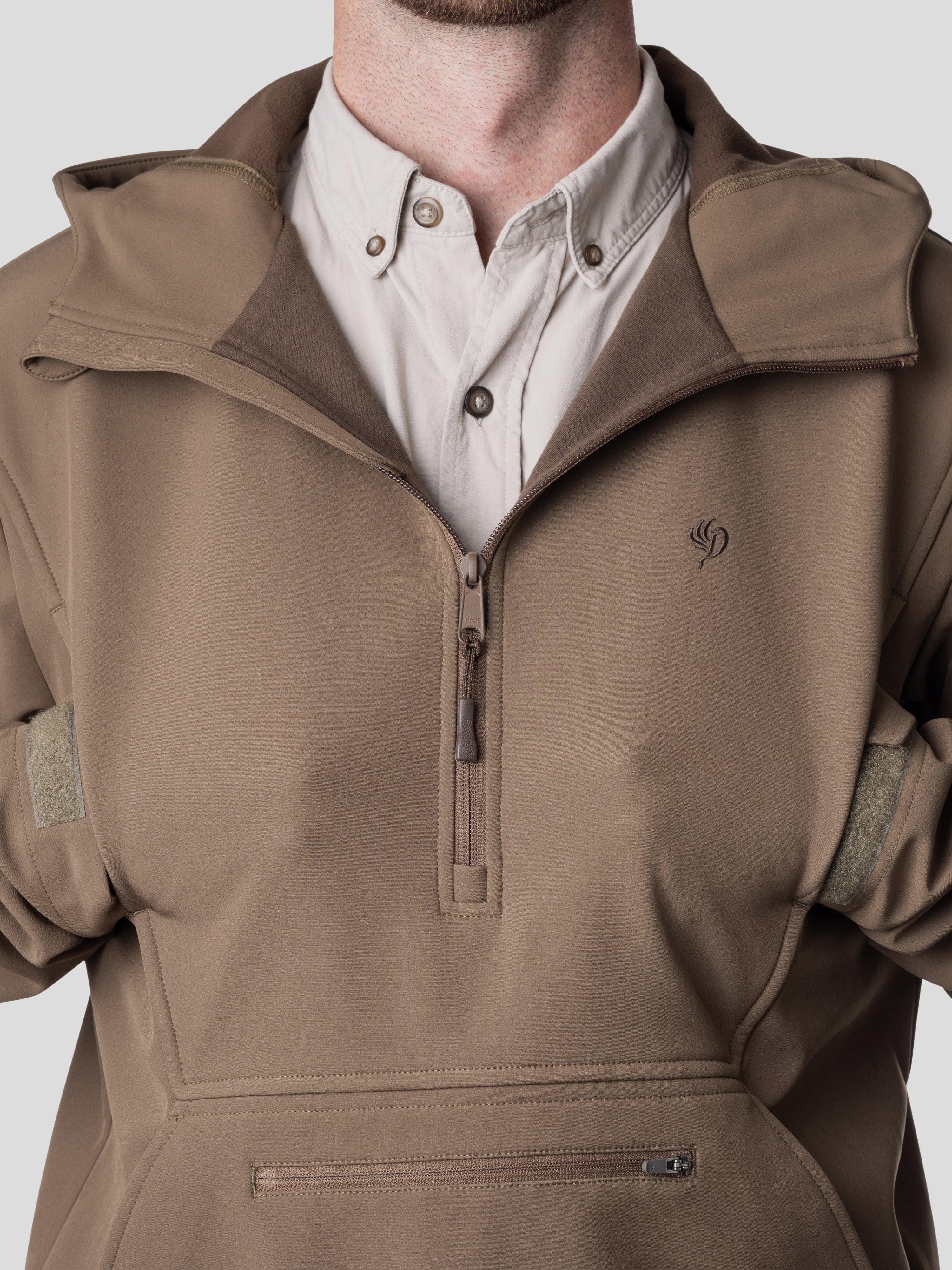 Contact Softshell Hoodie - Pin Oak