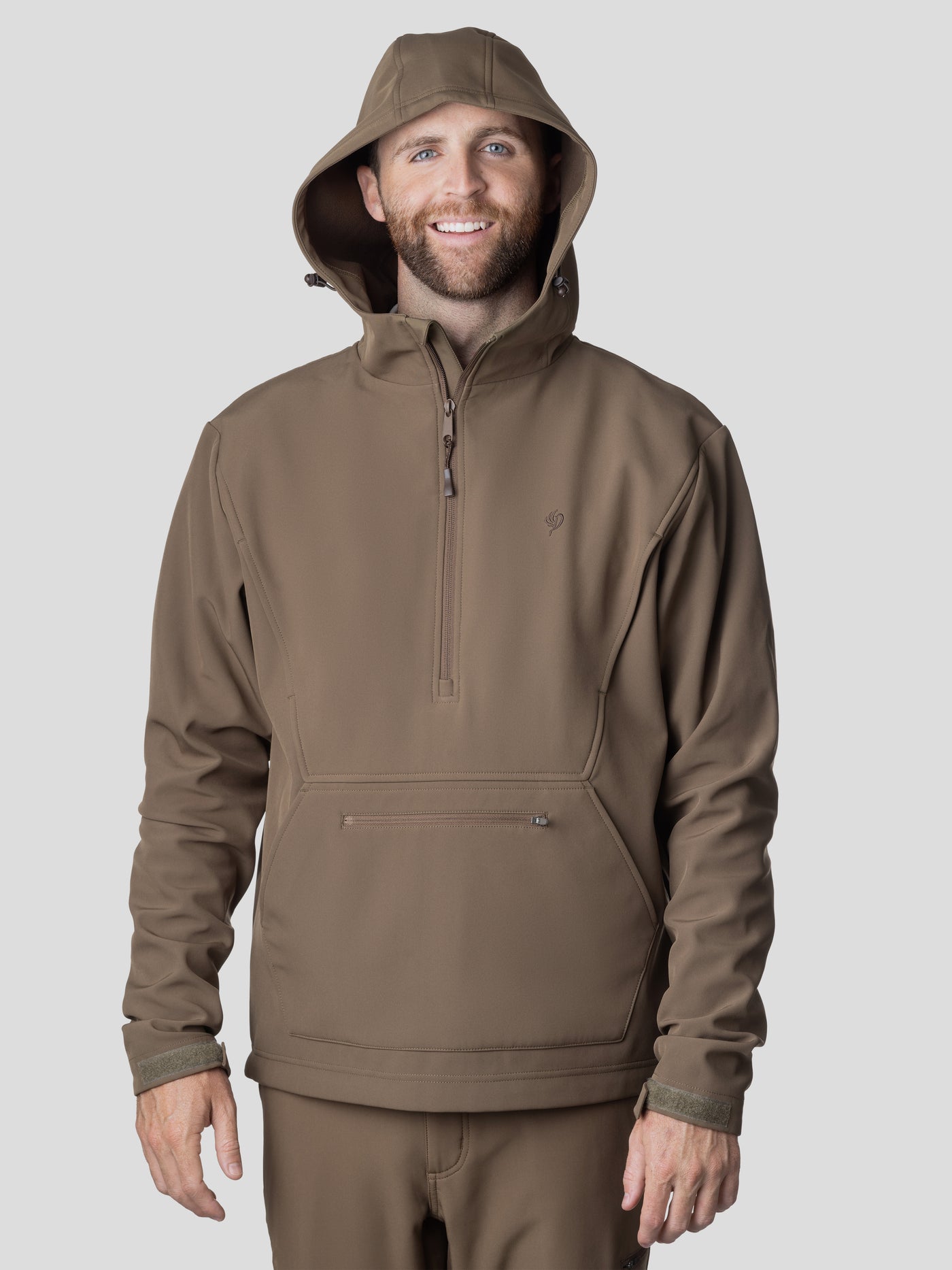 Contact Softshell Hoodie - Pin Oak – Duck Camp