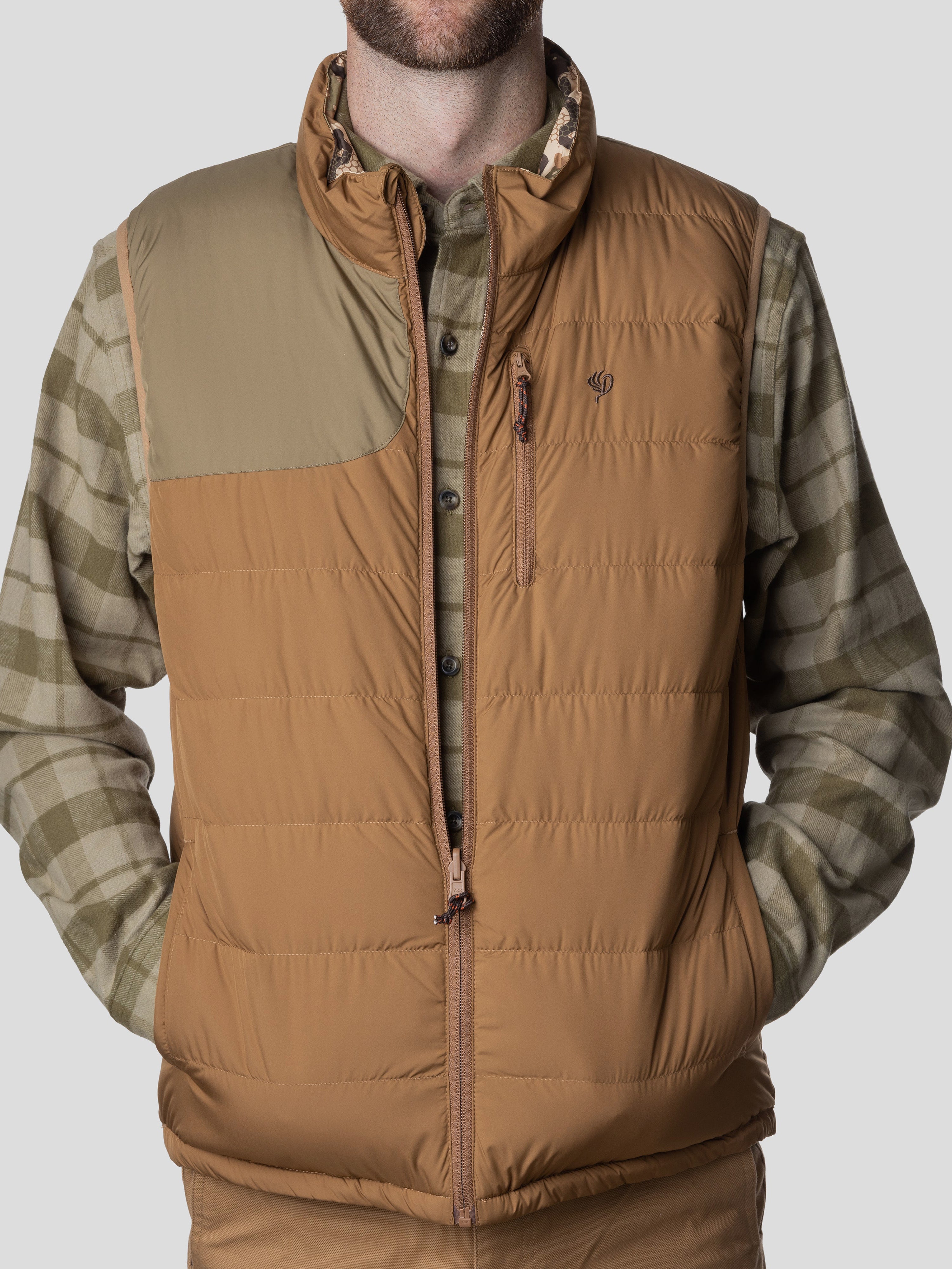 M's DryDown Reversible Vest - Pintail / Wetland
