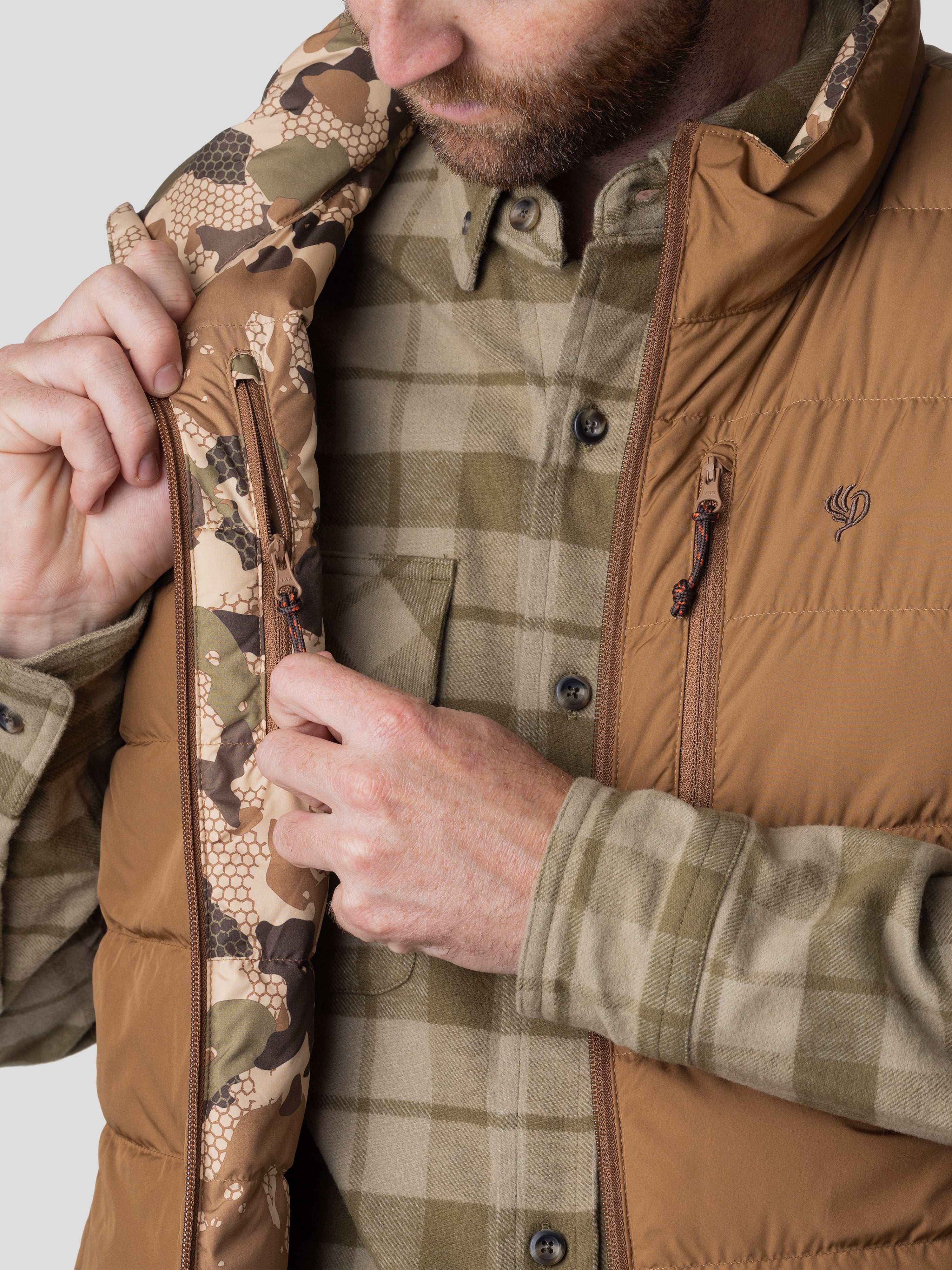M's DryDown Reversible Vest - Pintail / Wetland