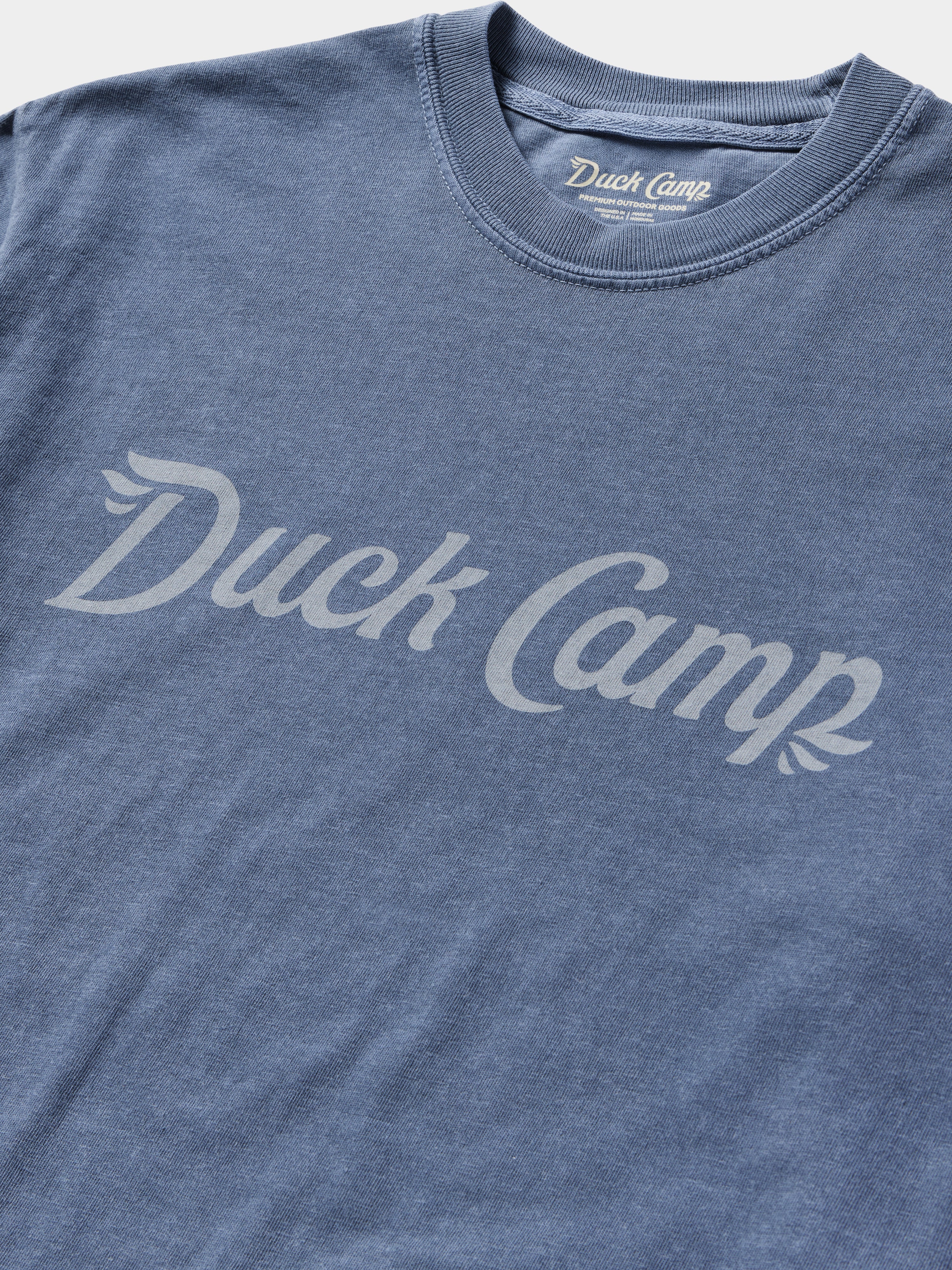 Duck Camp Logo Tee - Dark Denim
