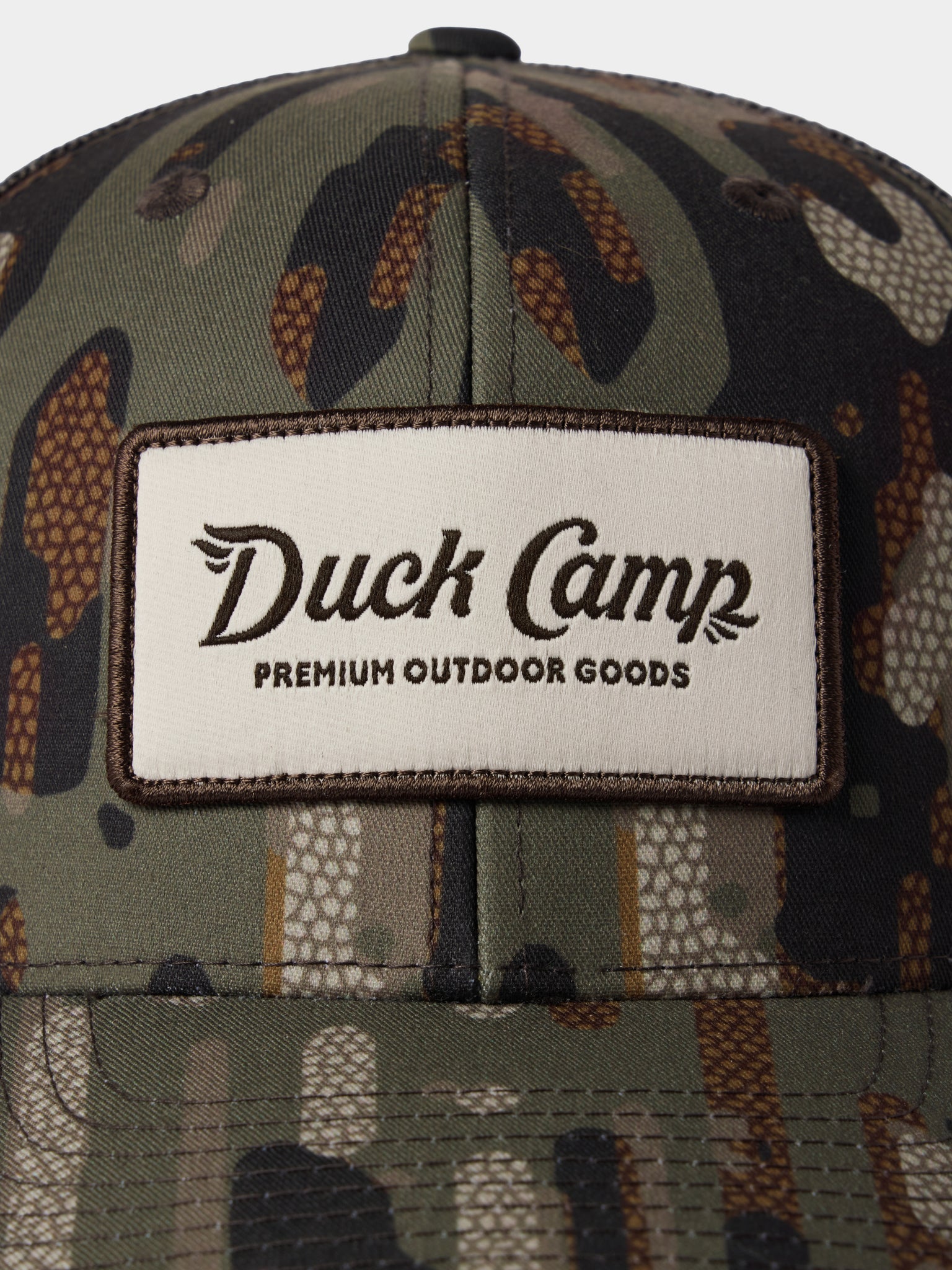 Duck Camp Trucker Hat - Woodland