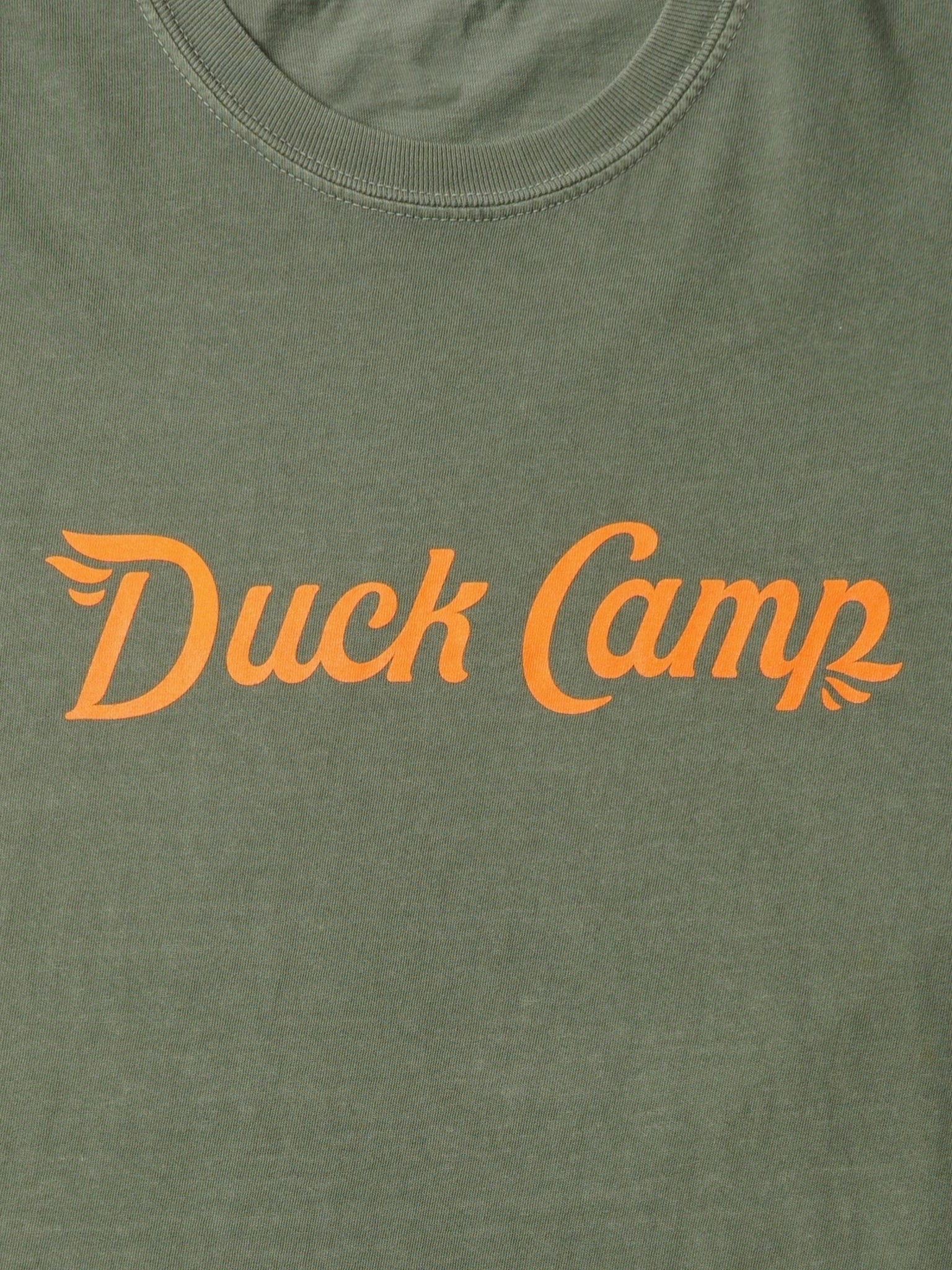 Duck Camp Logo T-Shirt - Moss