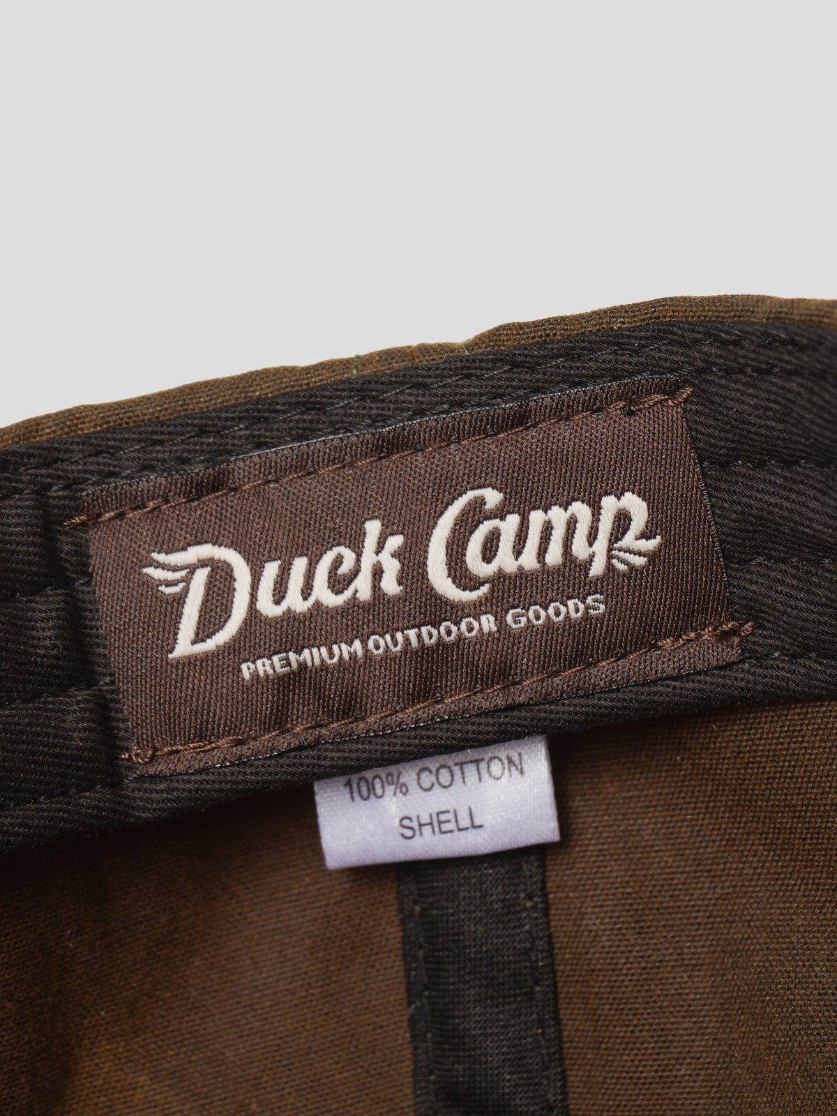 Camp Hat - Olive Waxed Canvas, Gustin, Accessories