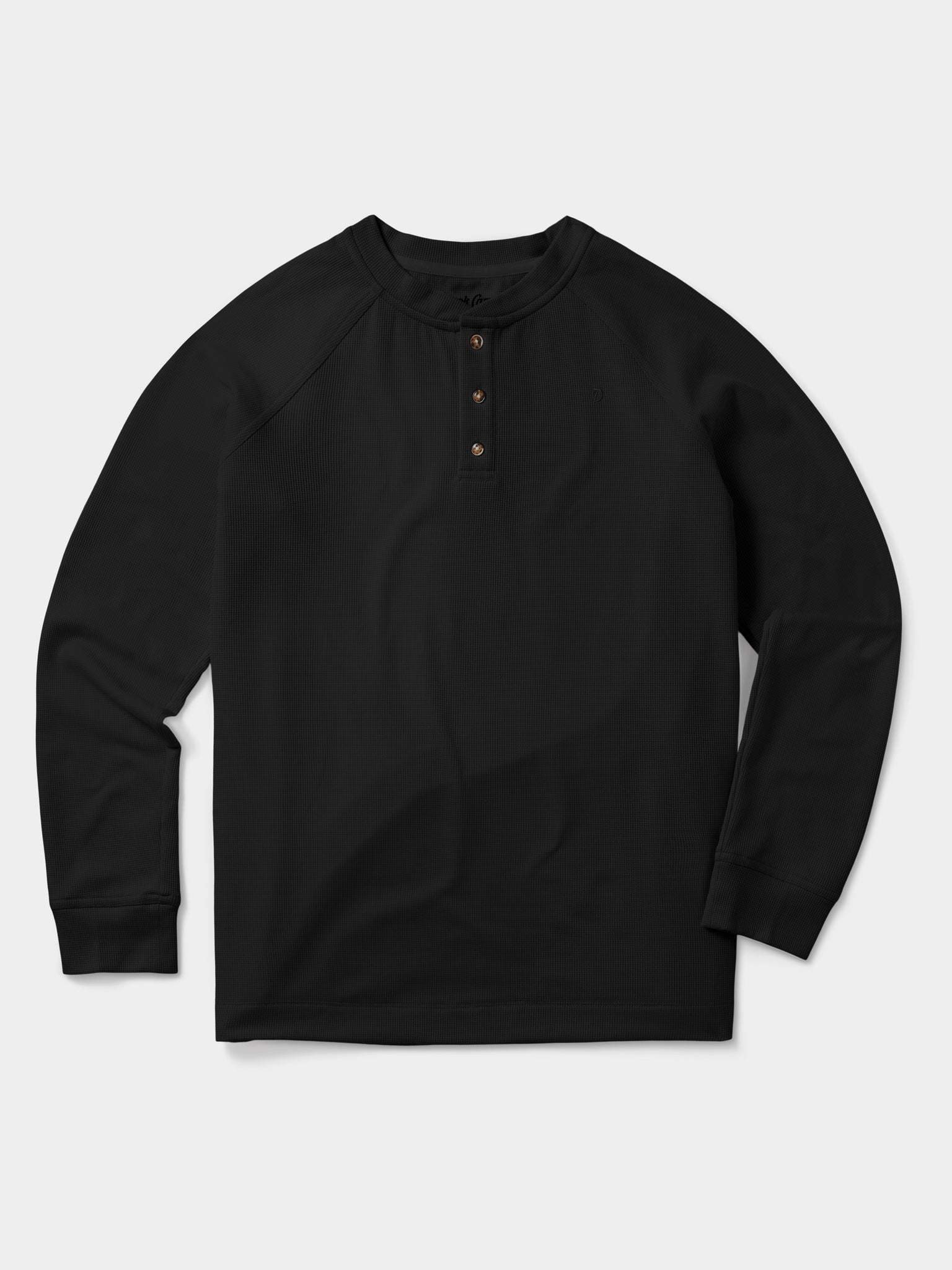 M's Hill Country TurboDry Henley - Black