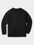Men's Hill Country Henley - Black