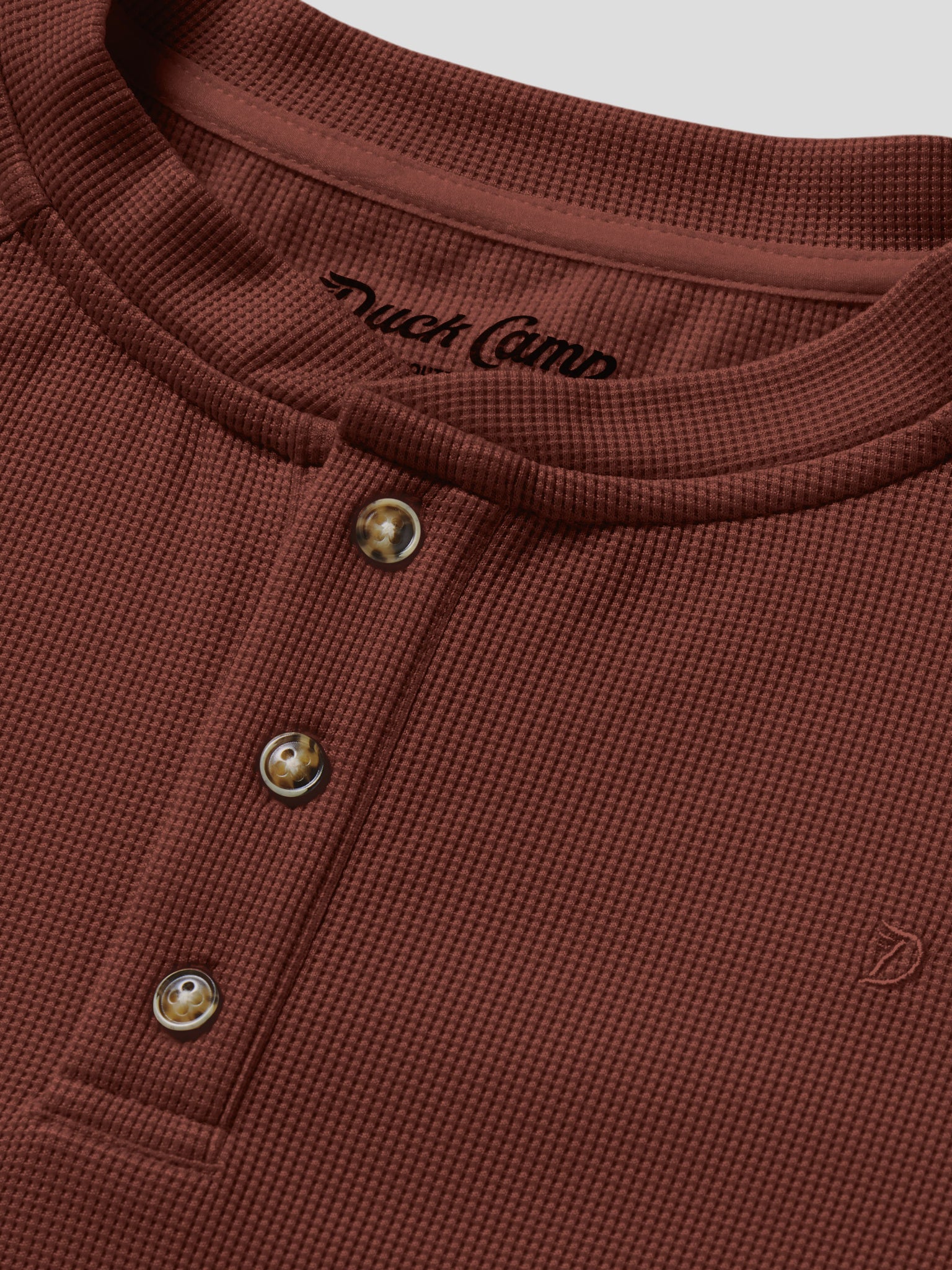 M's Hill Country TurboDry Henley - Rust Brown