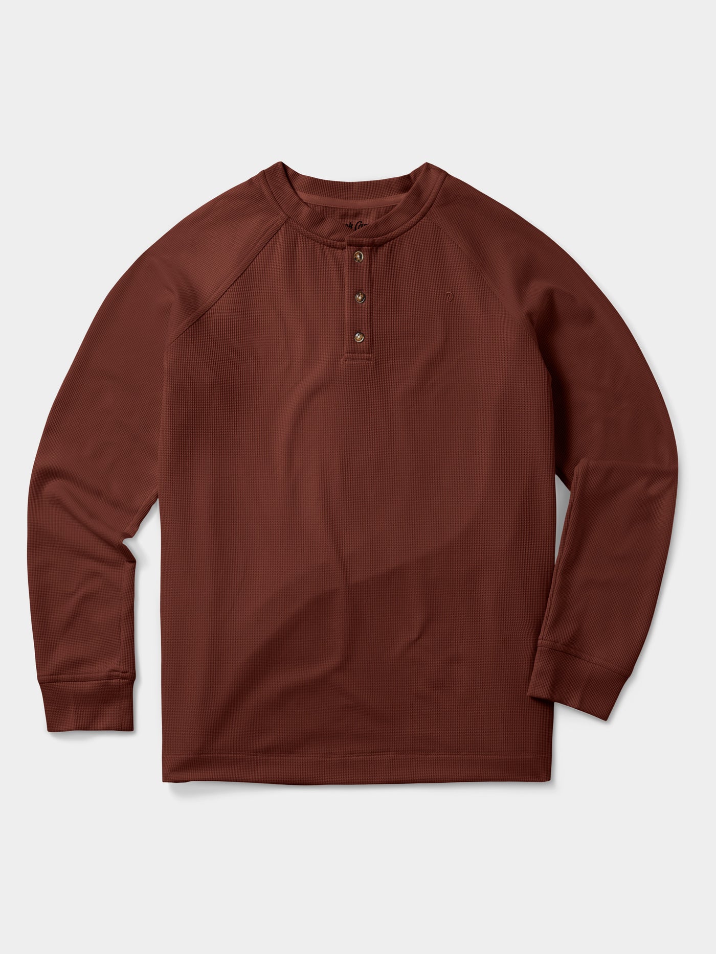 mens brown henley shirt