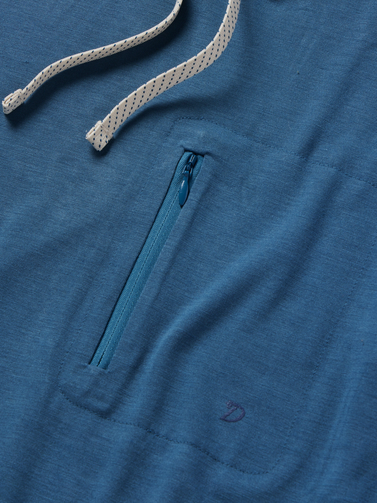 Lightweight Bamboo Hoodie - Channel Blue