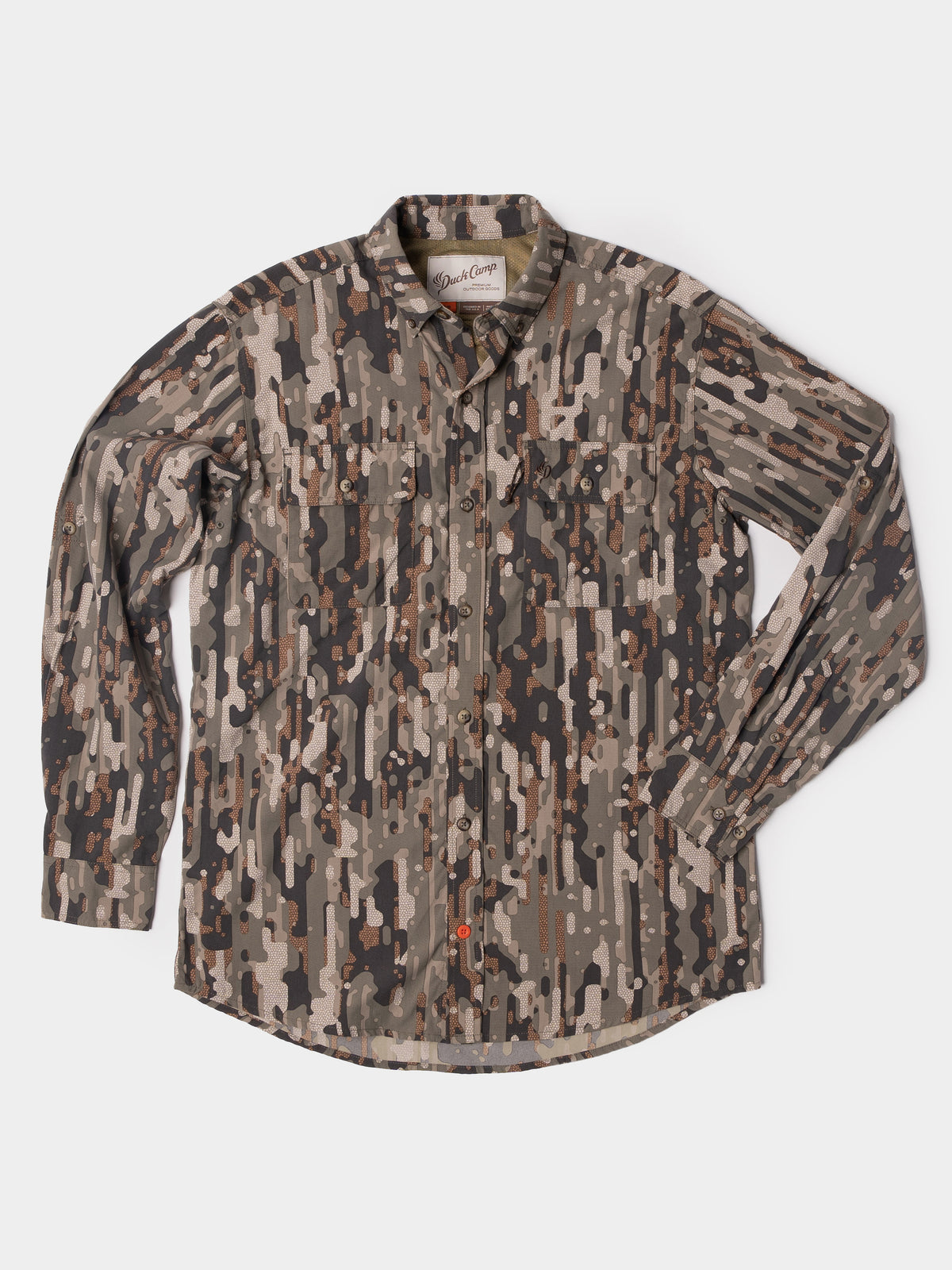 Lightweight Hunting Shirt Long Sleeve - Woodland