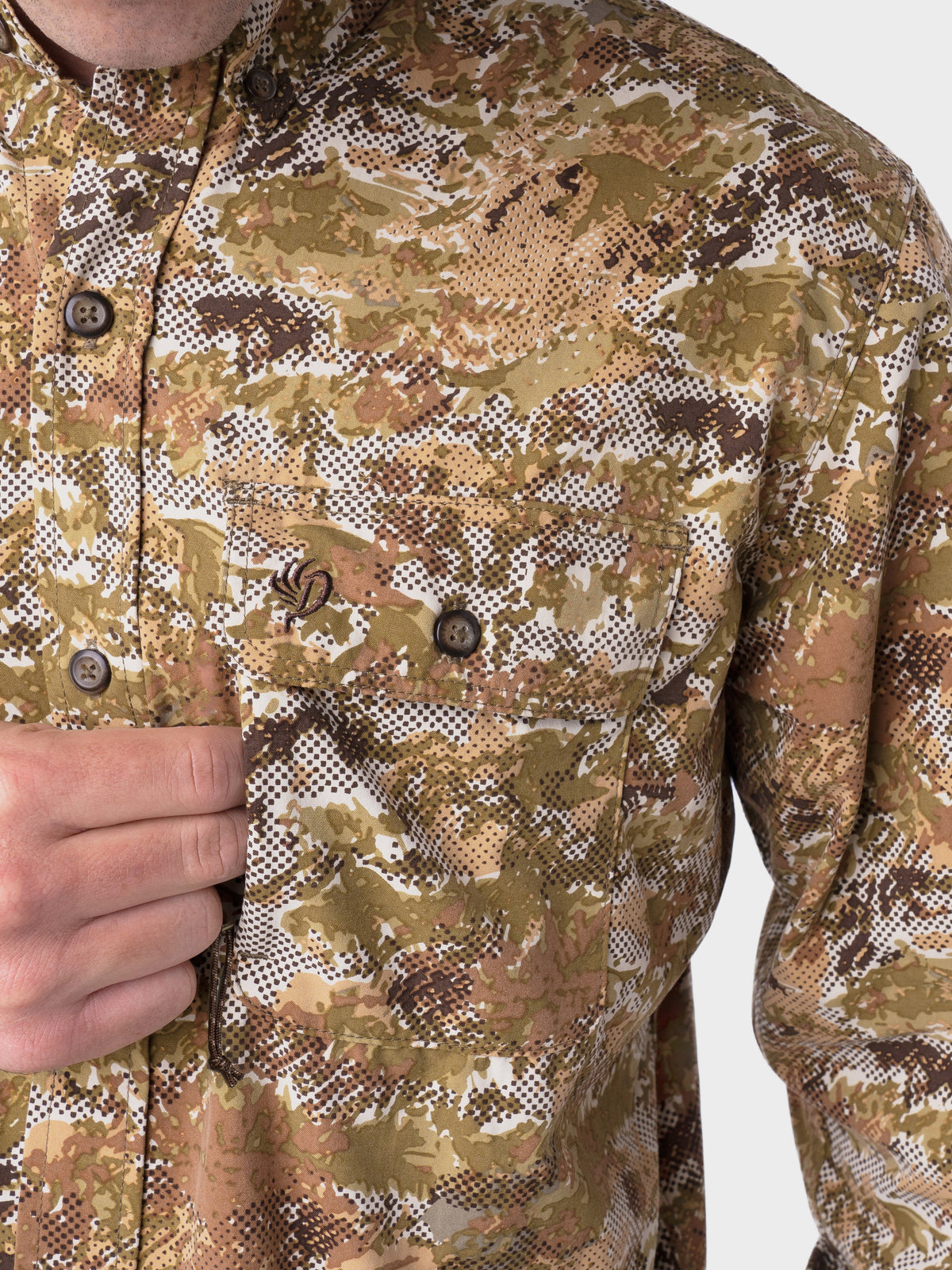 Duck Camp Lightweight Hunting Shirt - Men's Military Green, M