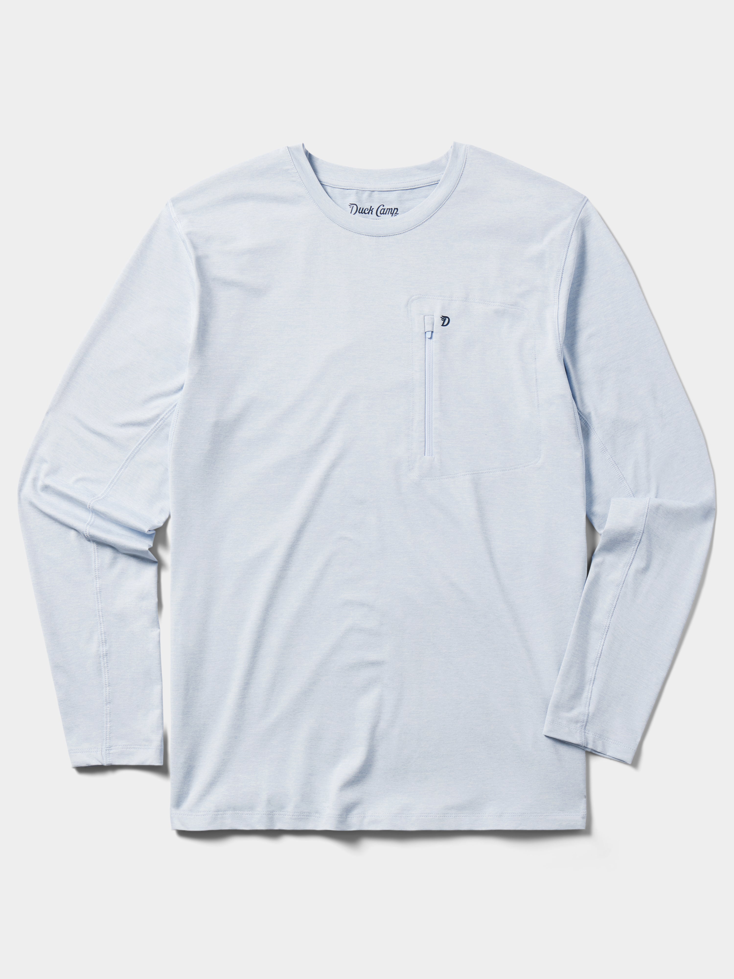 M's Rockport Crew - Heathered Clear Skies