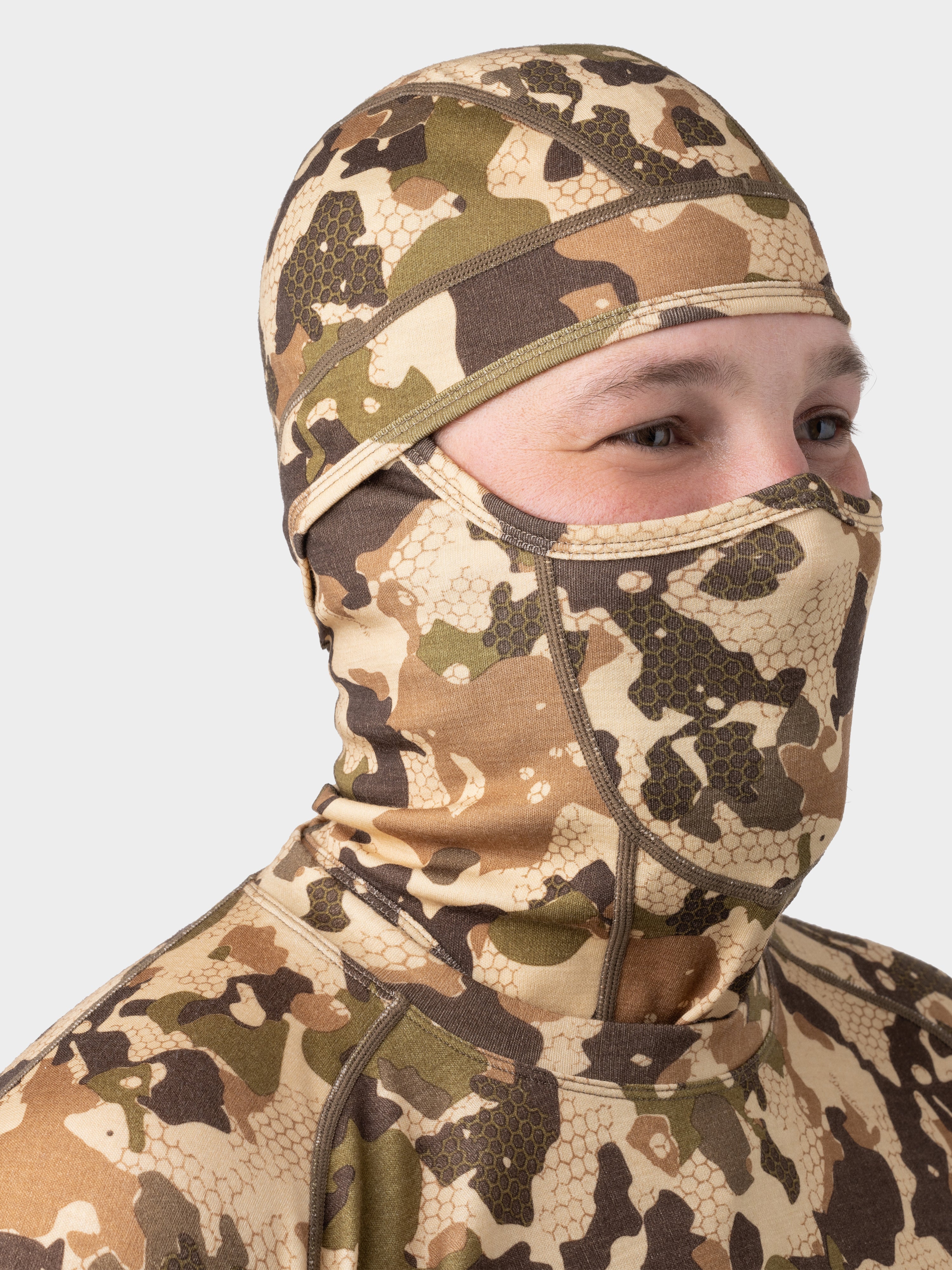 Merino Balaclava - Wetland