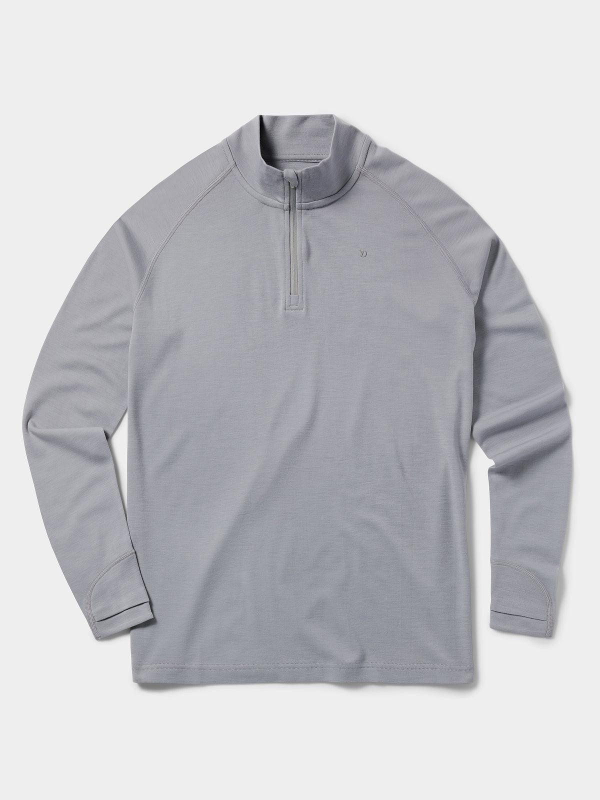 Men's Merino Baselayer 1/4 Zip - Oyster