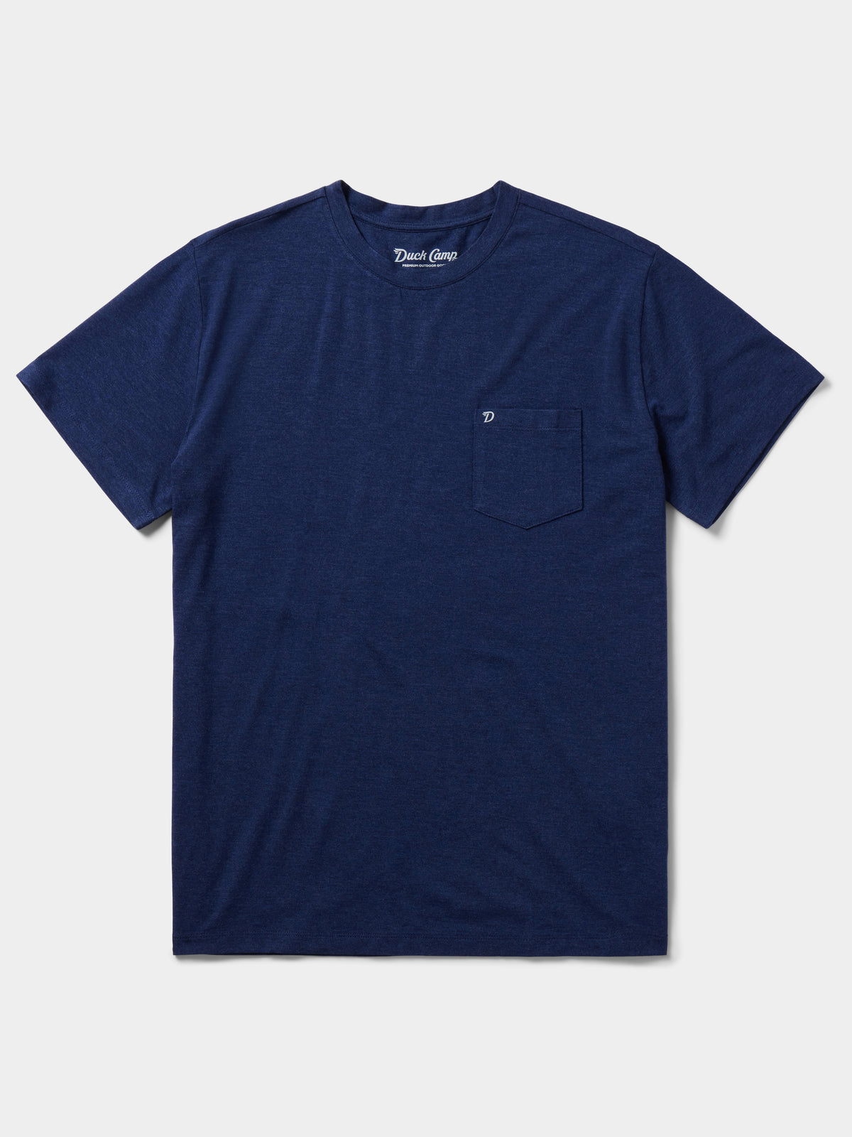 Original Bamboo Pocket Tee - Heathered Faded Navy