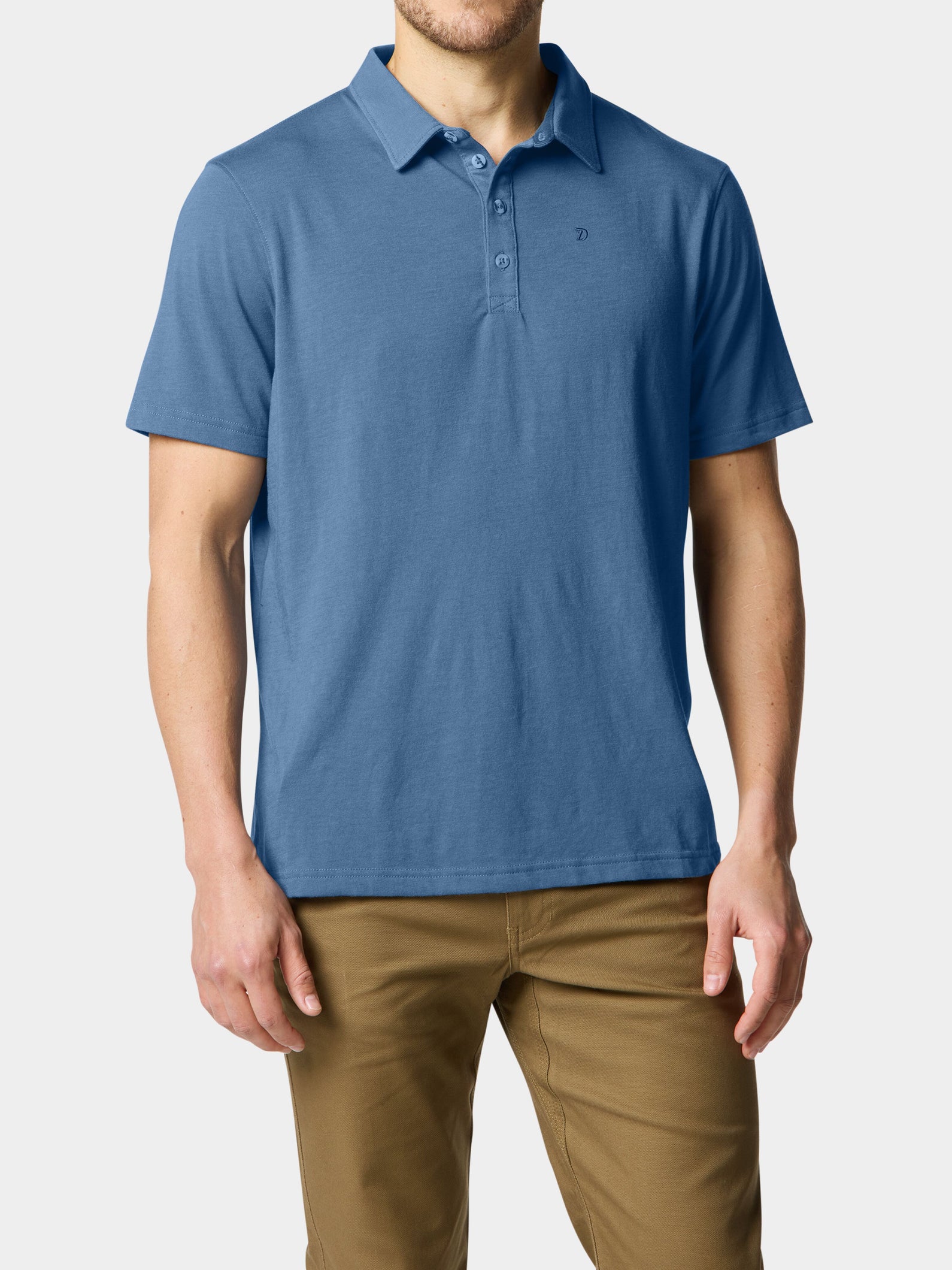 M's Essential drirelease® Polo - Bering Sea
