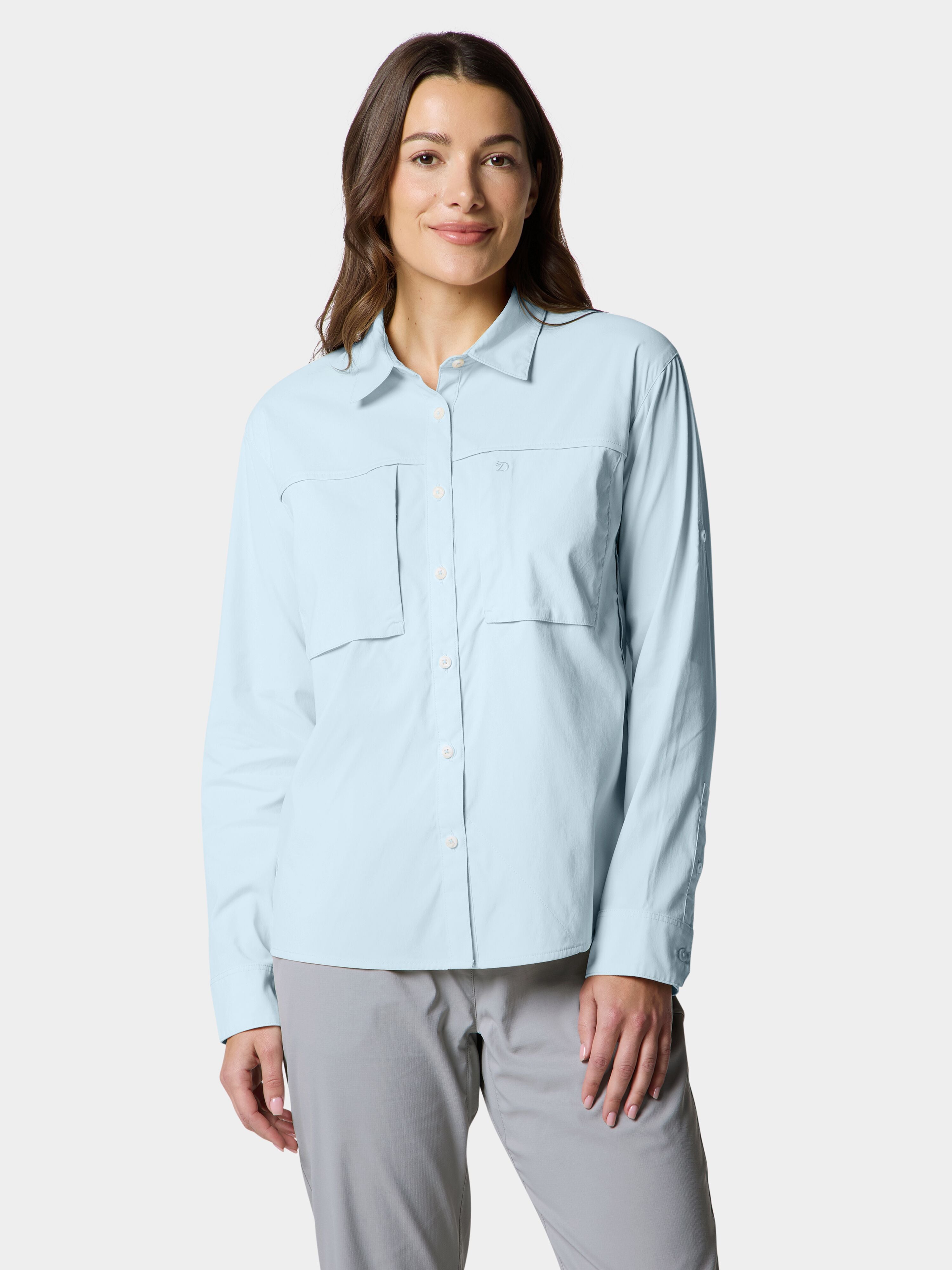 W's Lightweight Fishing Shirt Long Sleeve - Ice Water