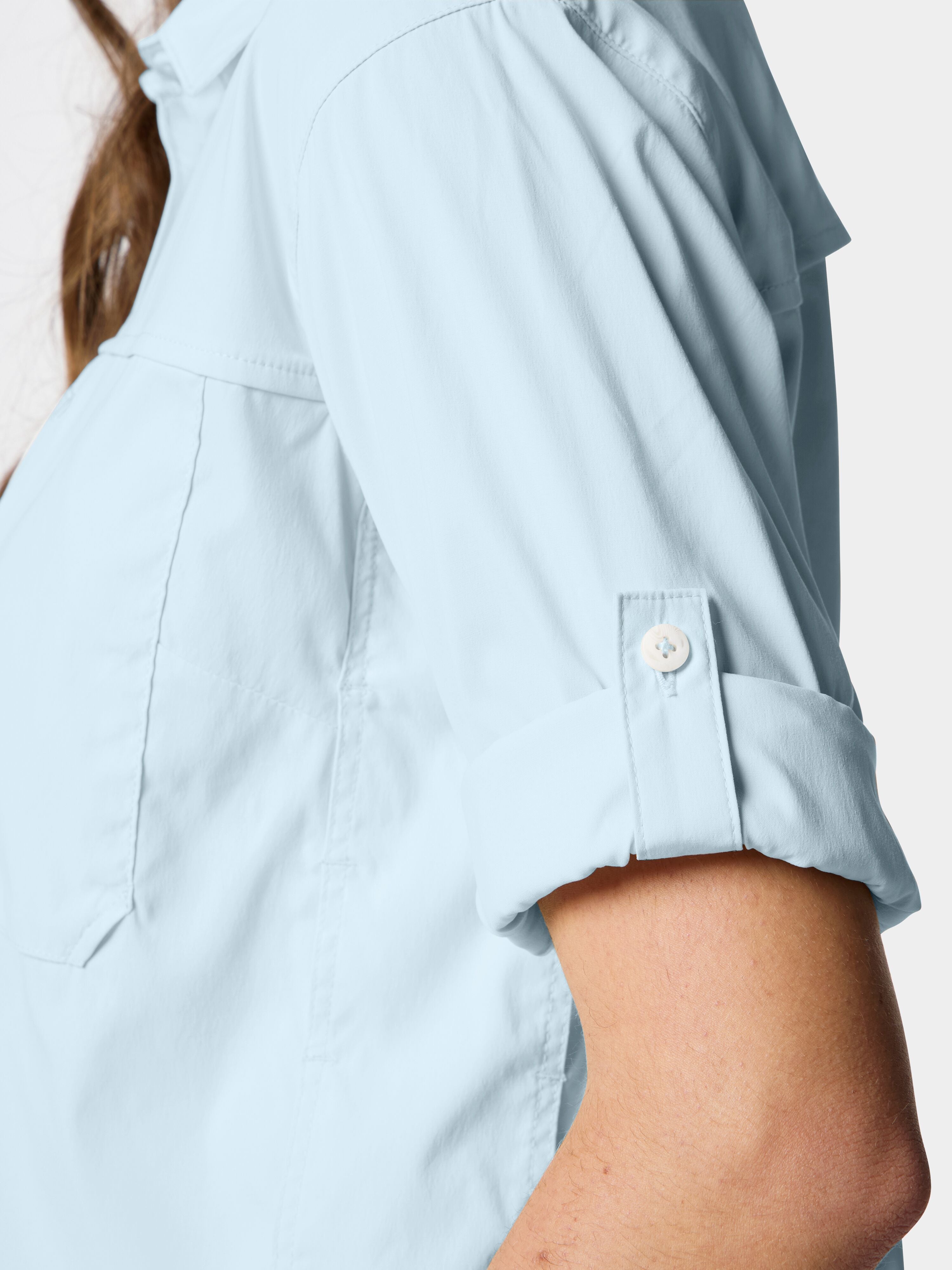 W's Lightweight Fishing Shirt Long Sleeve - Ice Water