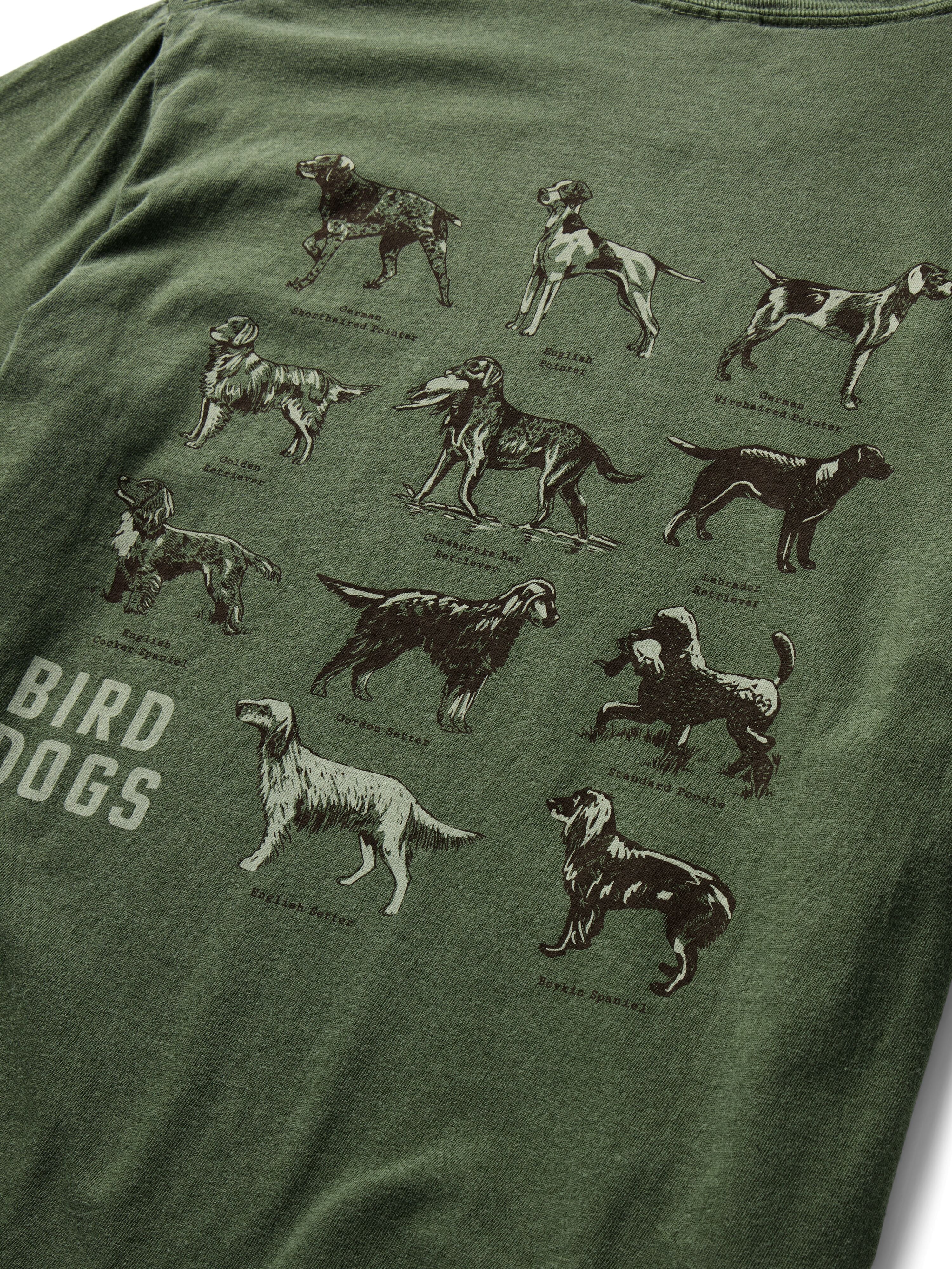 Bird Dogs Tee - Willow