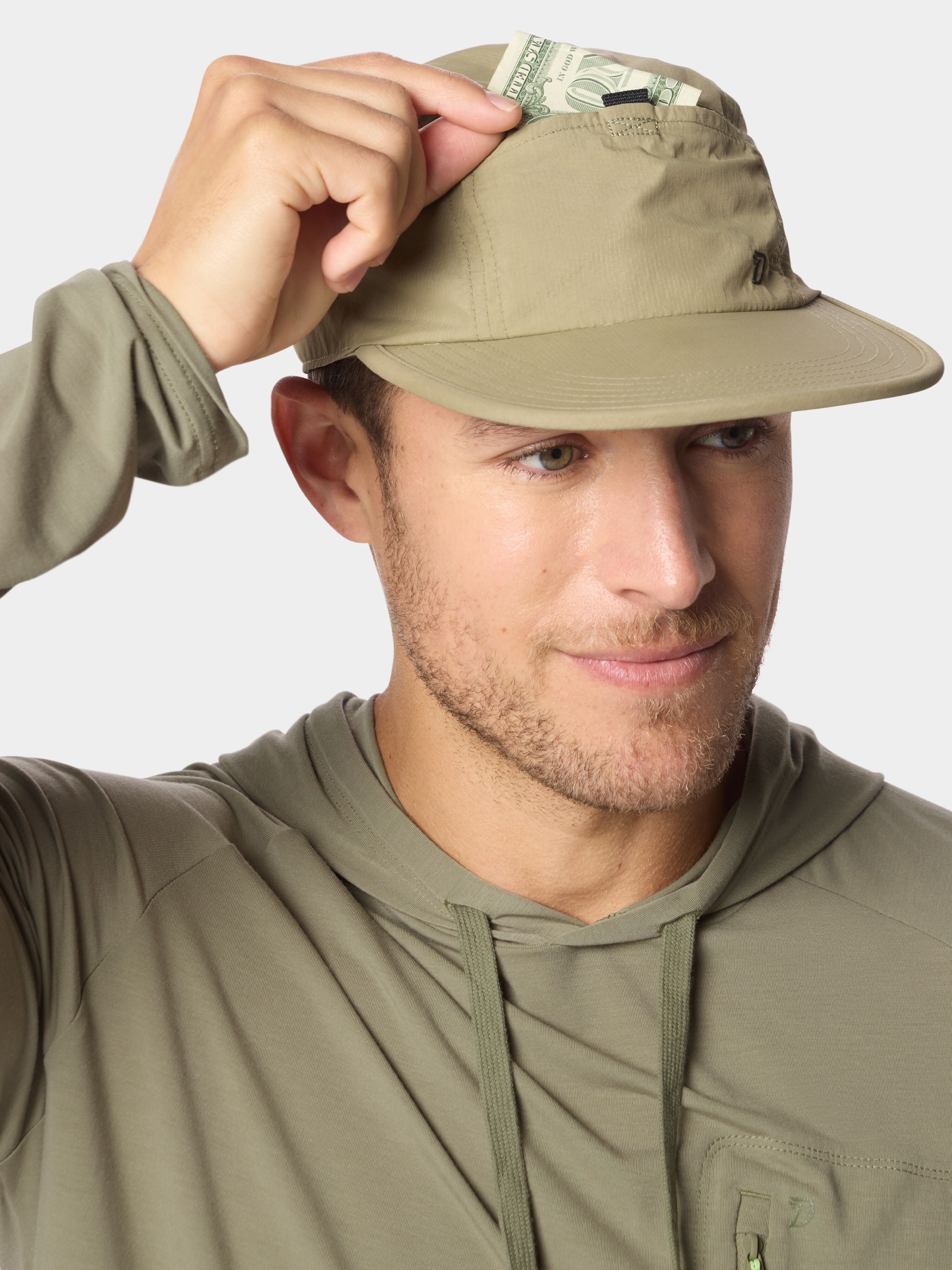 Brrr® Performance Flats Cap Long Bill - Sagebrush