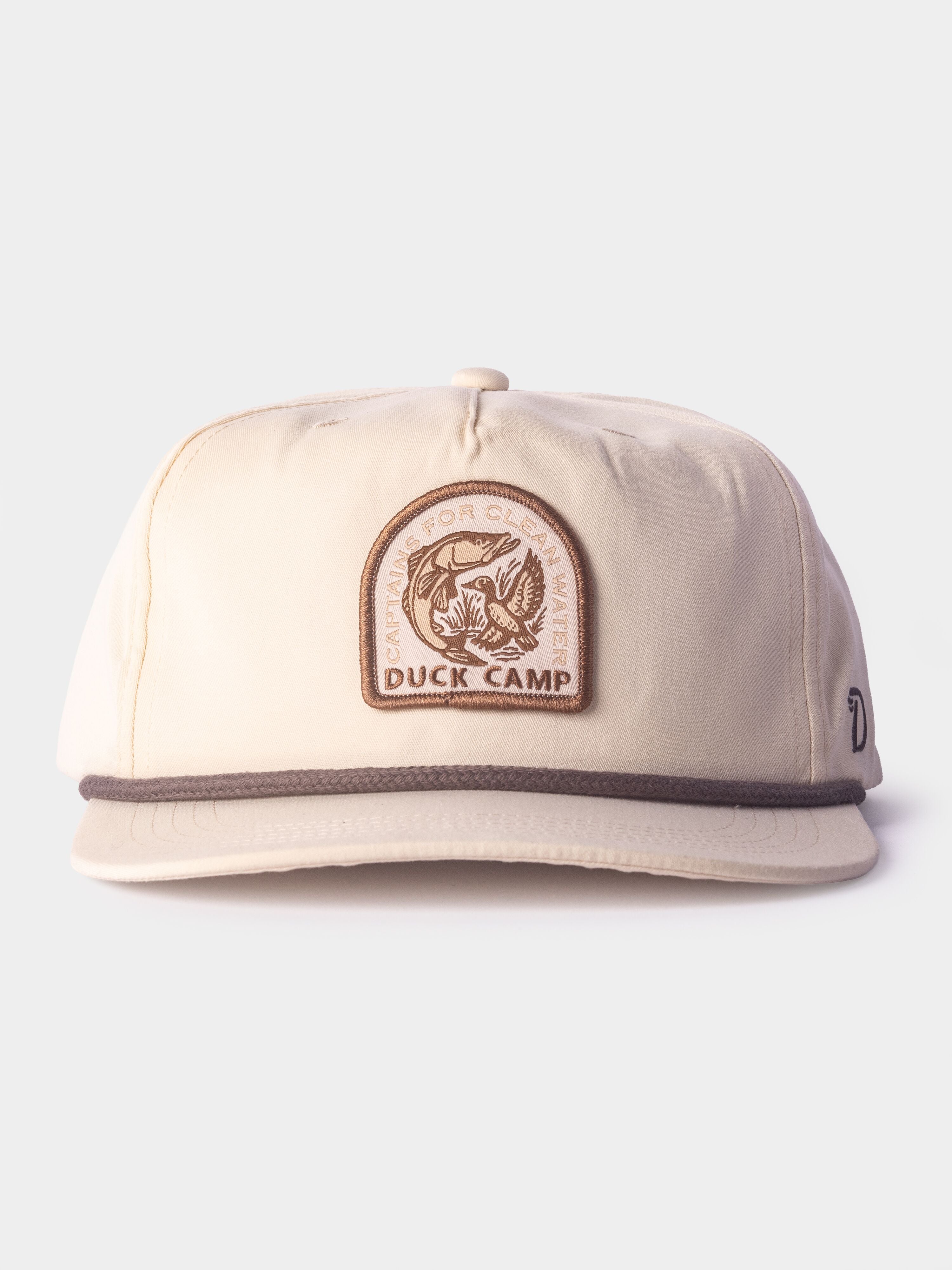 Captains For Clean Water x DC Patched Hat - Ivory