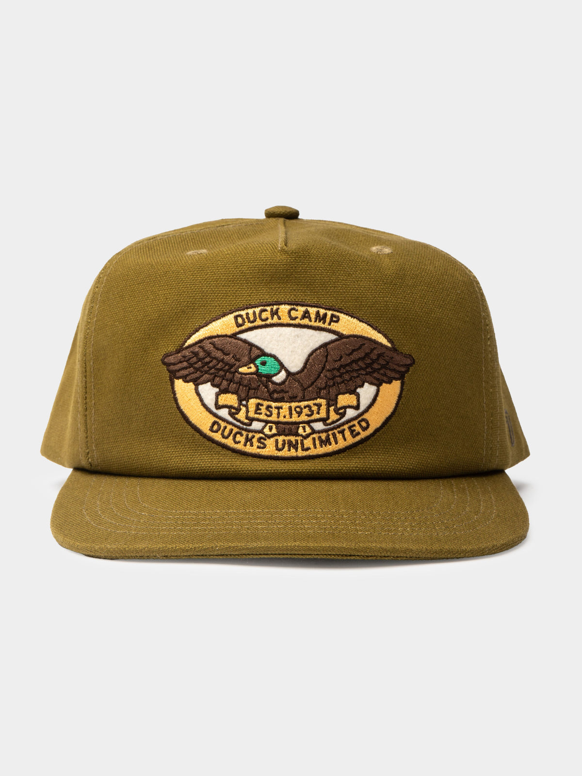 Ducks Unlimited x DC Canvas Crest Hat - Cypress Green