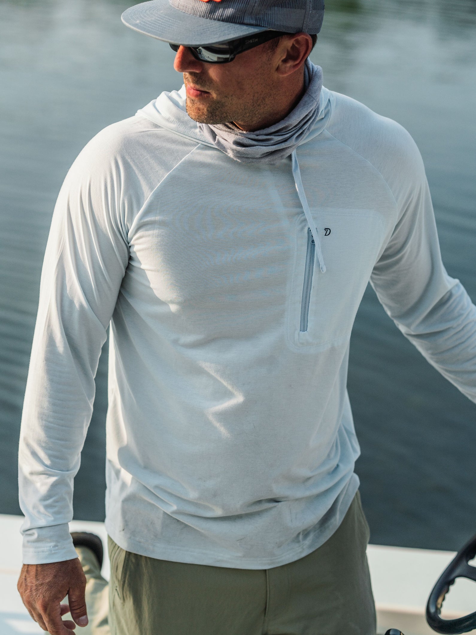 Lightweight Performance drirelease® Hoodie - Ice Water