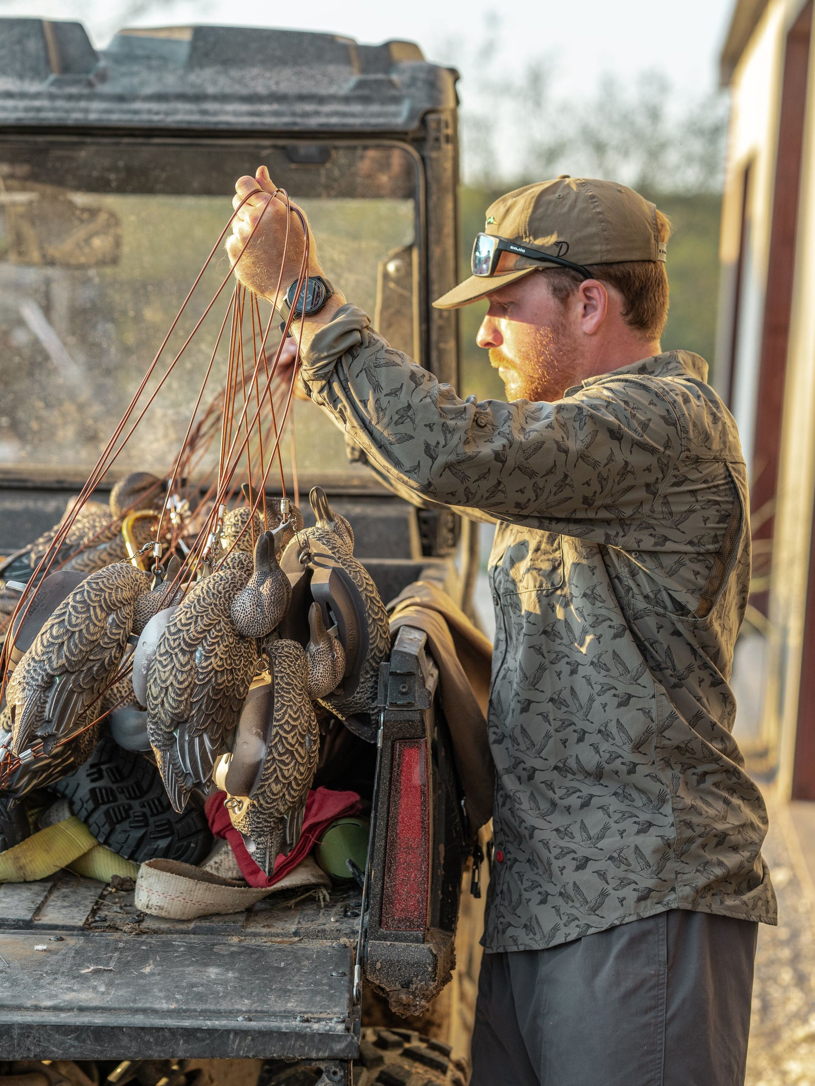 M's Lightweight Hunting Shirt Long Sleeve - Birds of a Feather