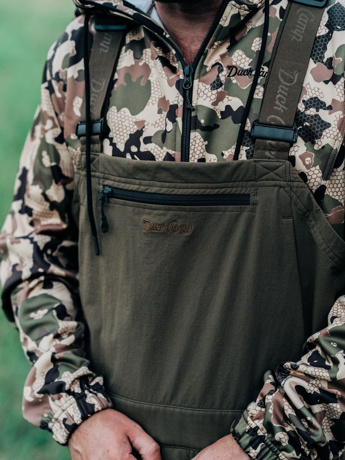 Men's Terrain Guard Softshell Bib - Pin Oak