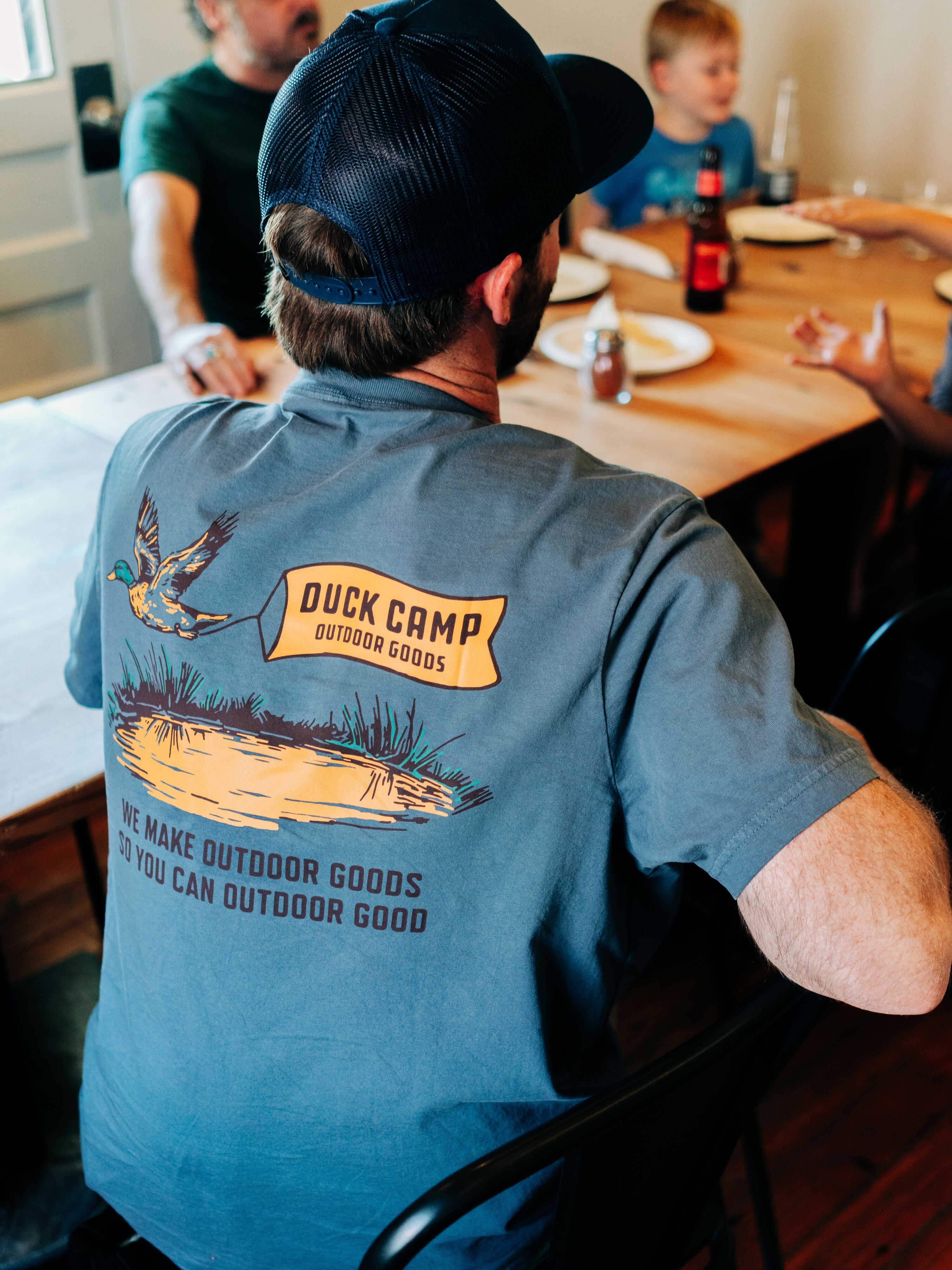 Banner Day T-Shirt - Dark Denim
