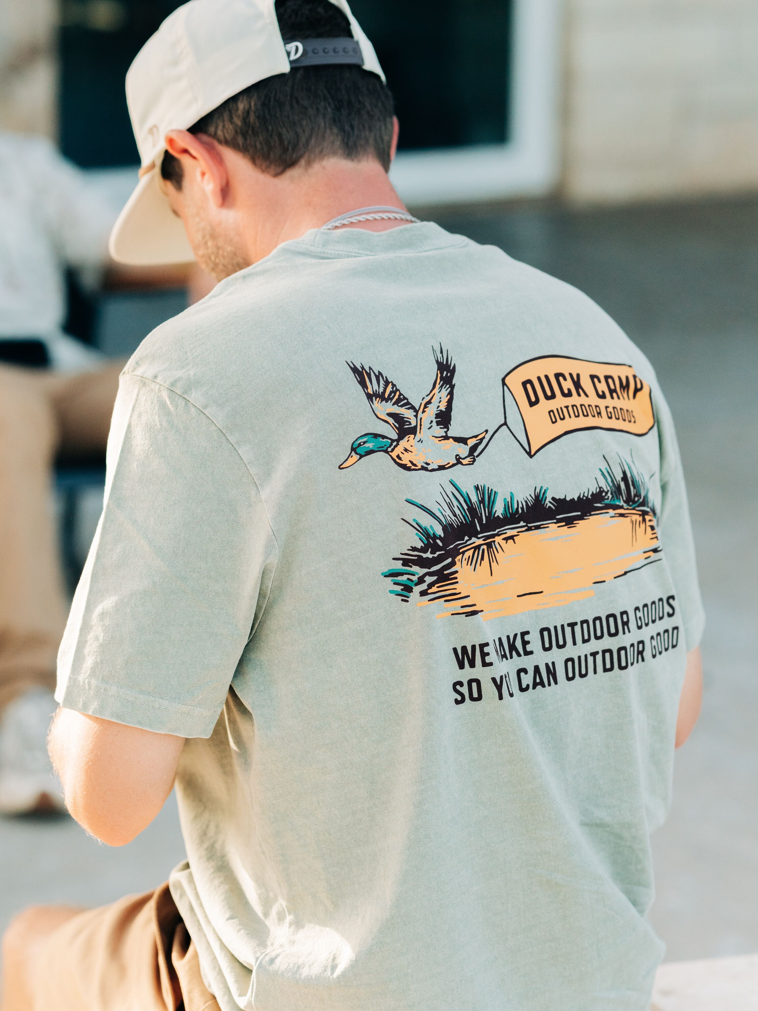 Banner Day T-Shirt - Vintage Khaki