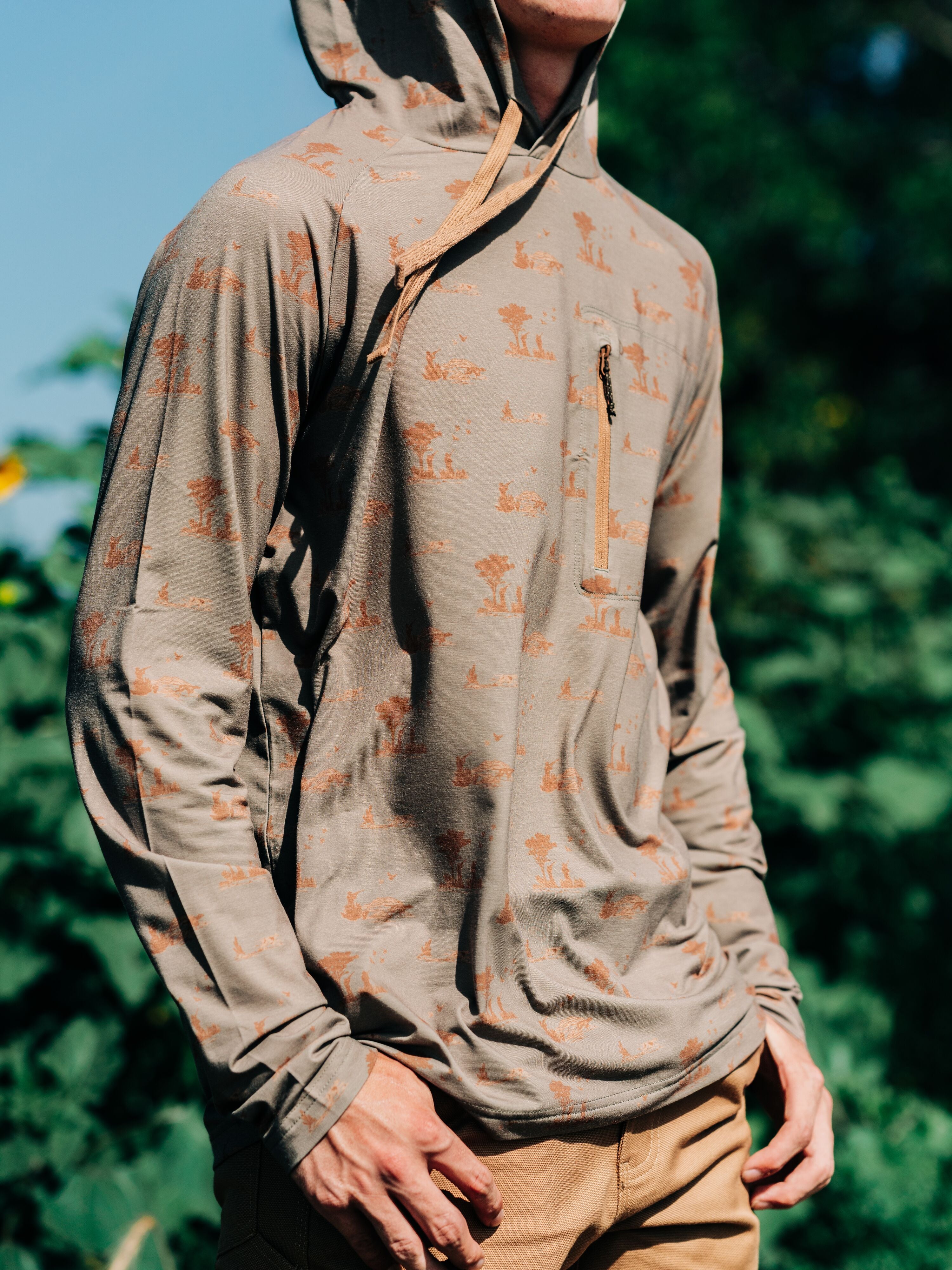 Men's Lightweight Performance drirelease® Hoodie - Opening Day Sagebrush