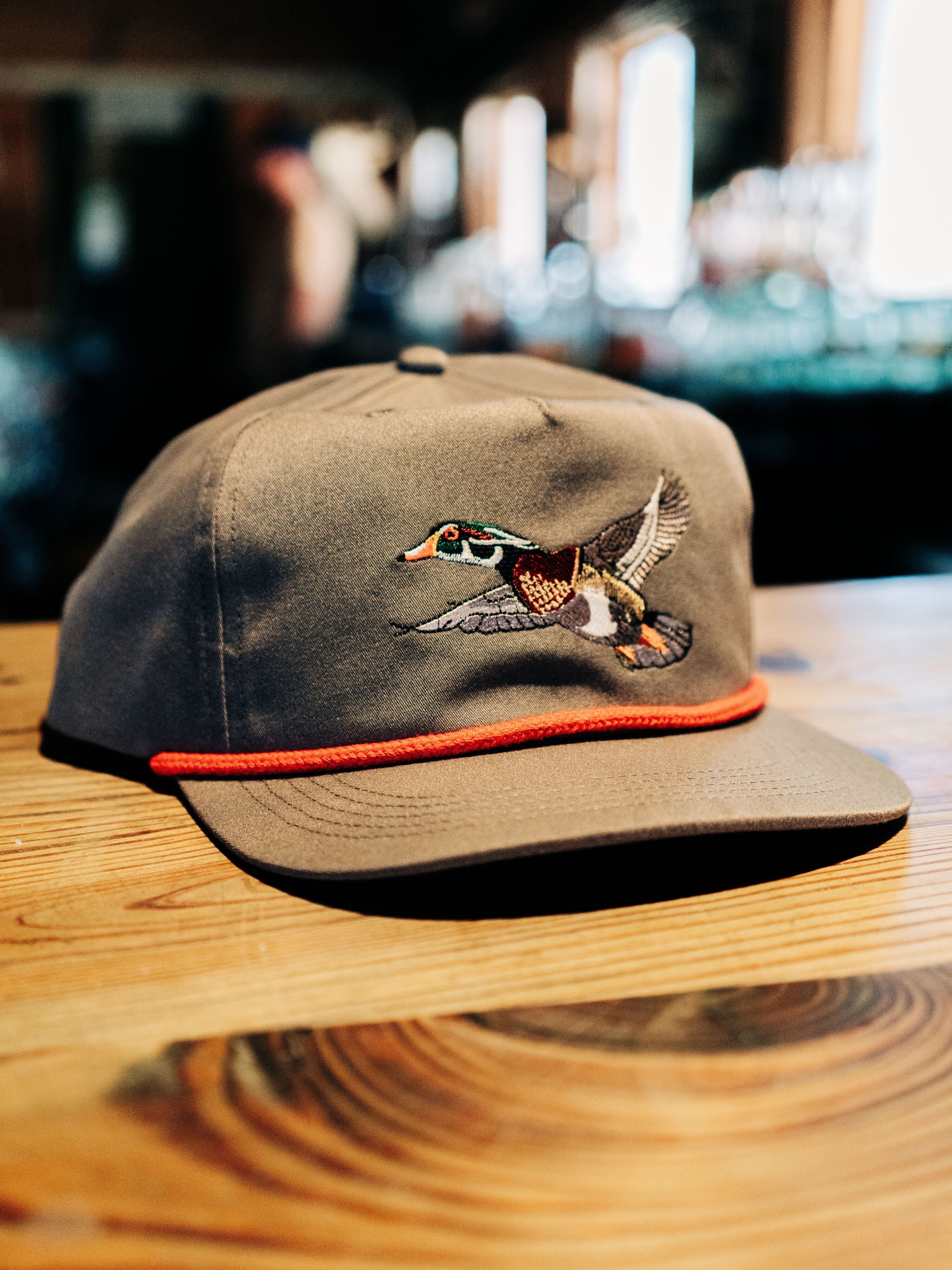 Wood Duck Hat - Charcoal