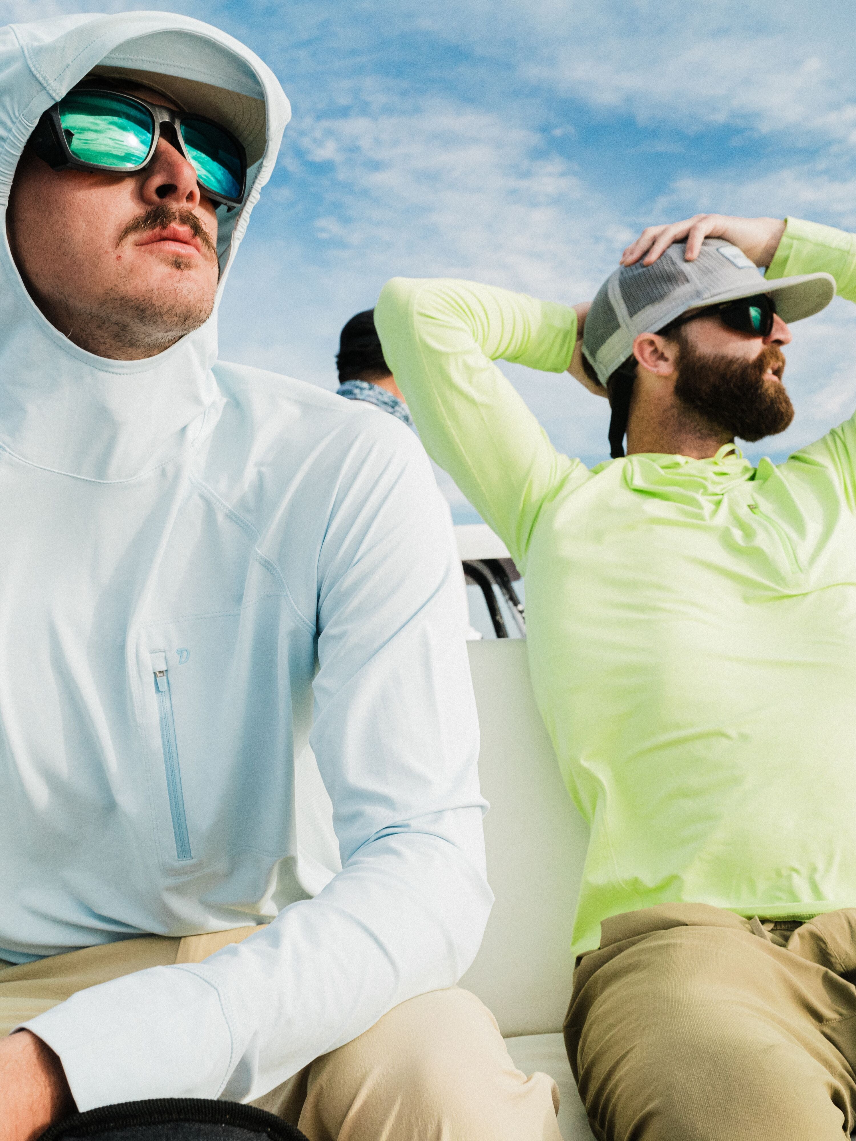 M's Brrr® Lightweight Rockport Pro Guide Hoodie - Ice Water