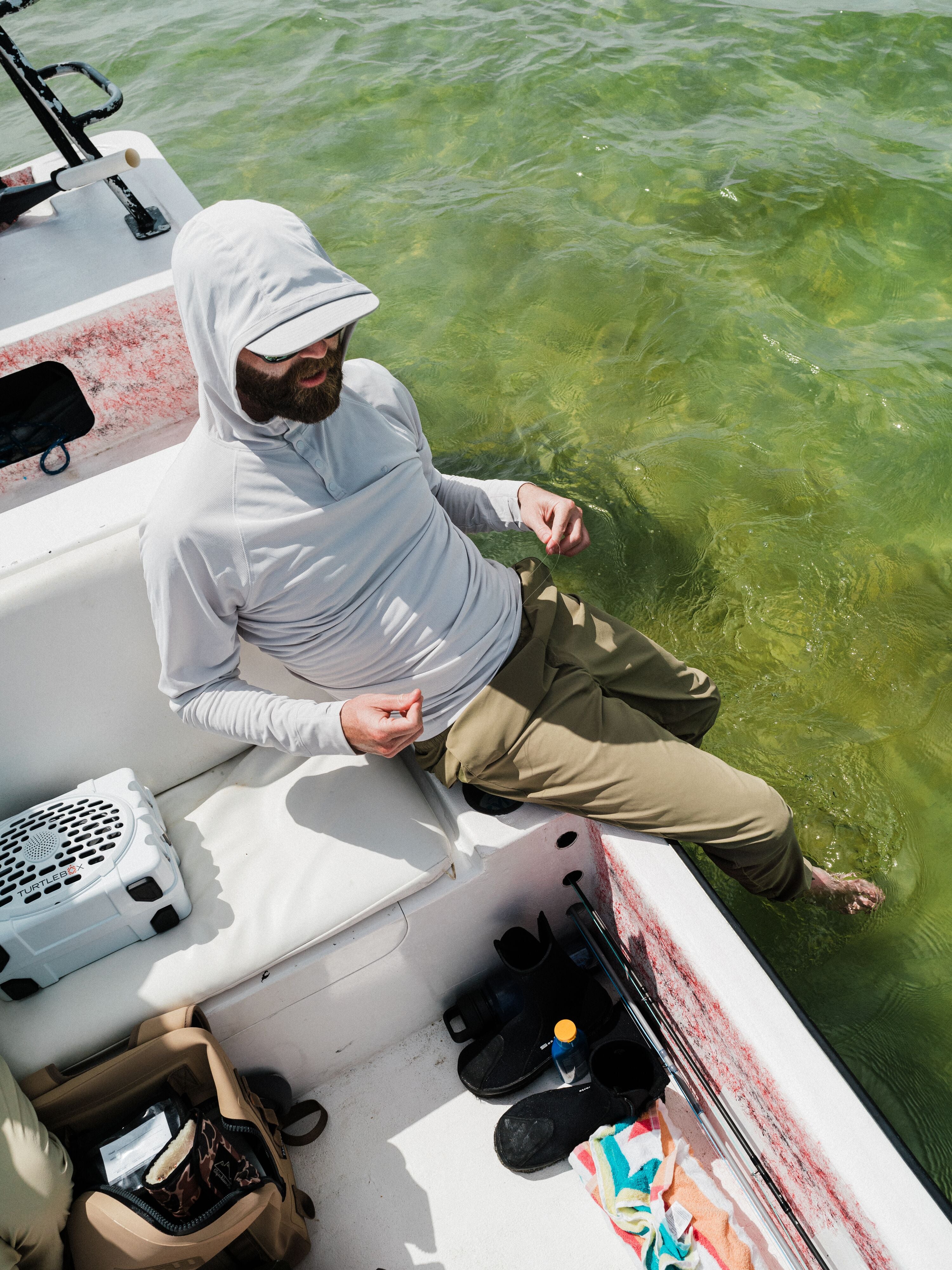 M's DC Bug Screen First Layer Hoodie - Silverking